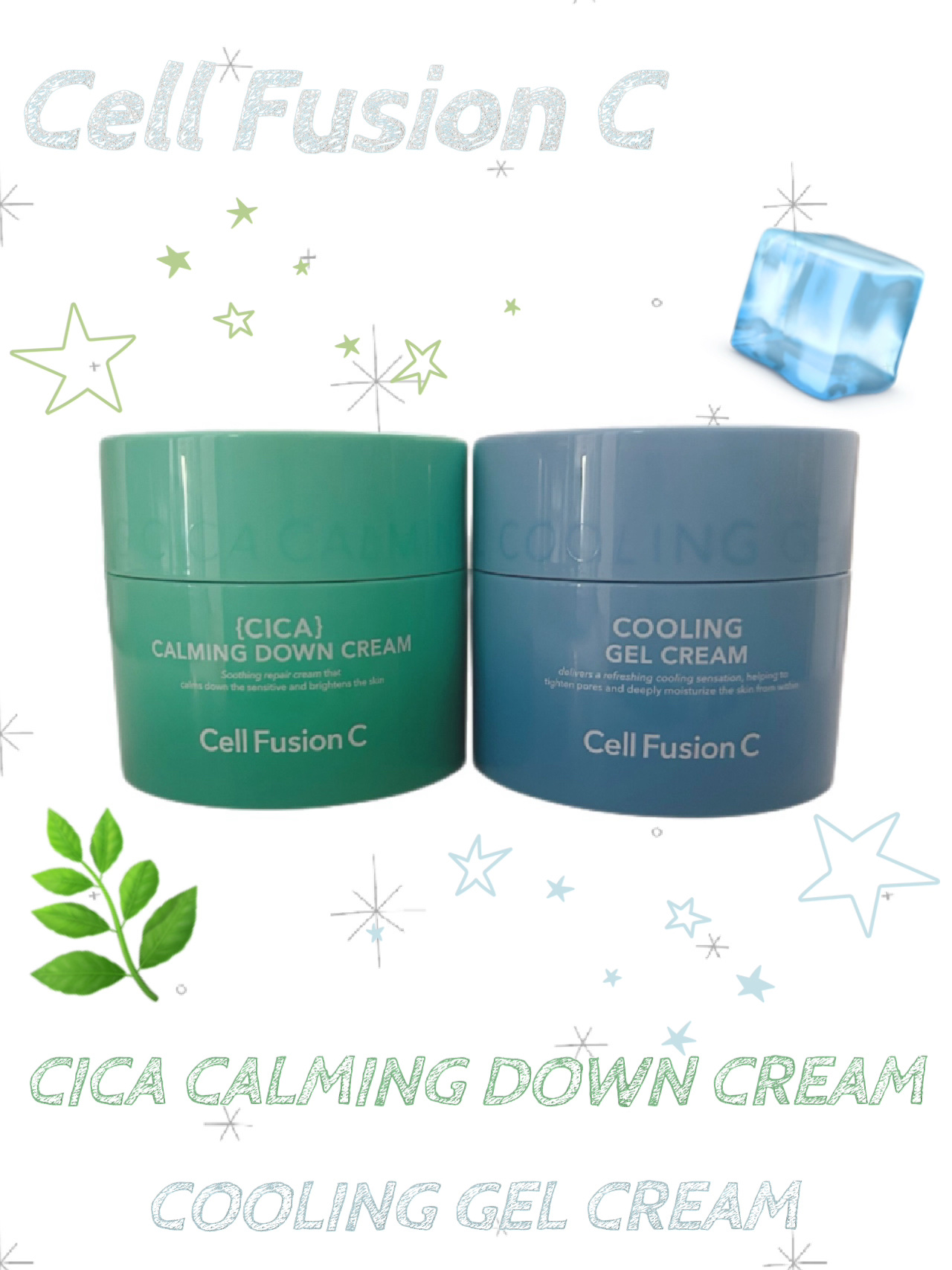 Cell Fusion C(セルフュージョンシー) シカカーミングダウンクリームのクチコミ「#PR #CellFusionC
セルフュージョンCフェイスクリーム徹底比較👌🏻 ̖́-︎

.....」（1枚目）