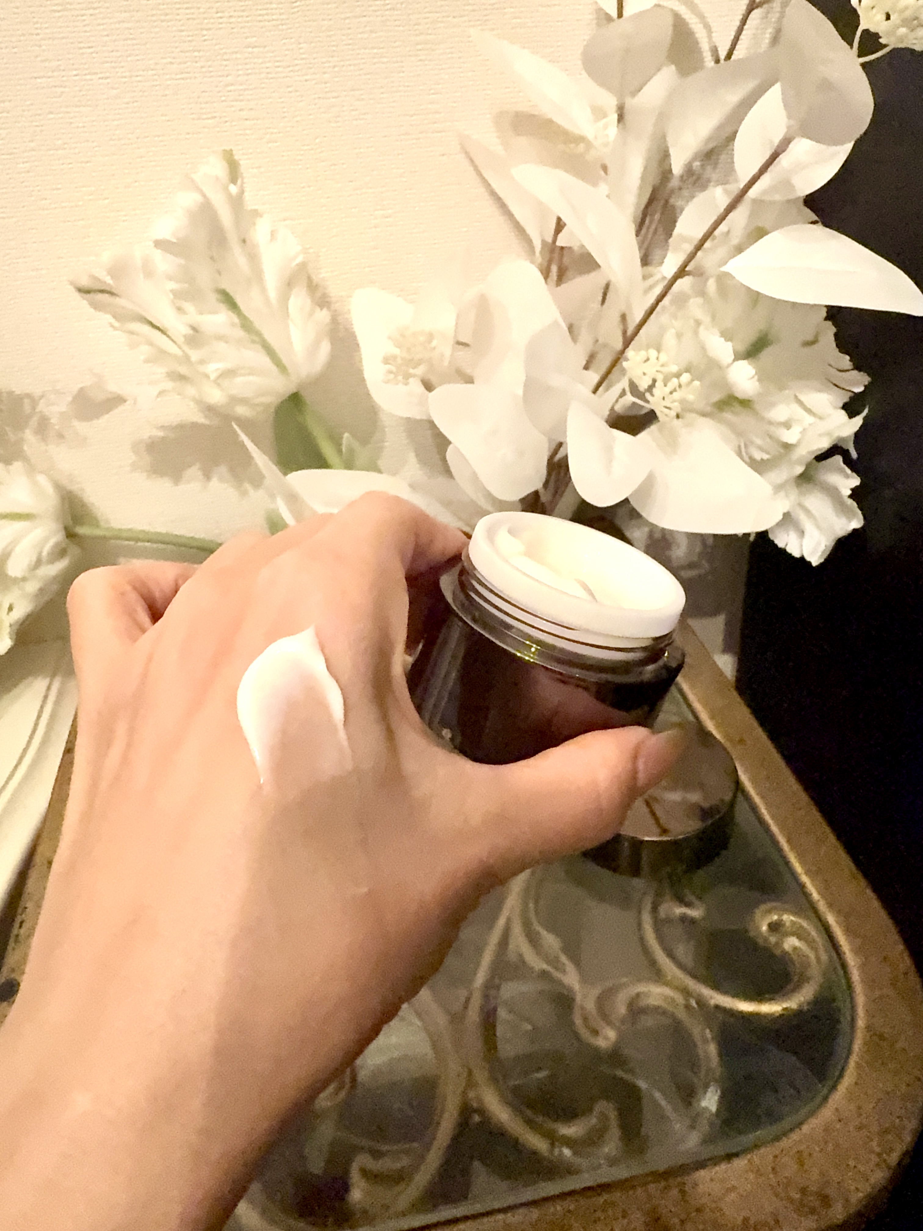 スーパーQuSomeクリーム/b.glen/フェイスクリームを使ったクチコミ（3枚目）