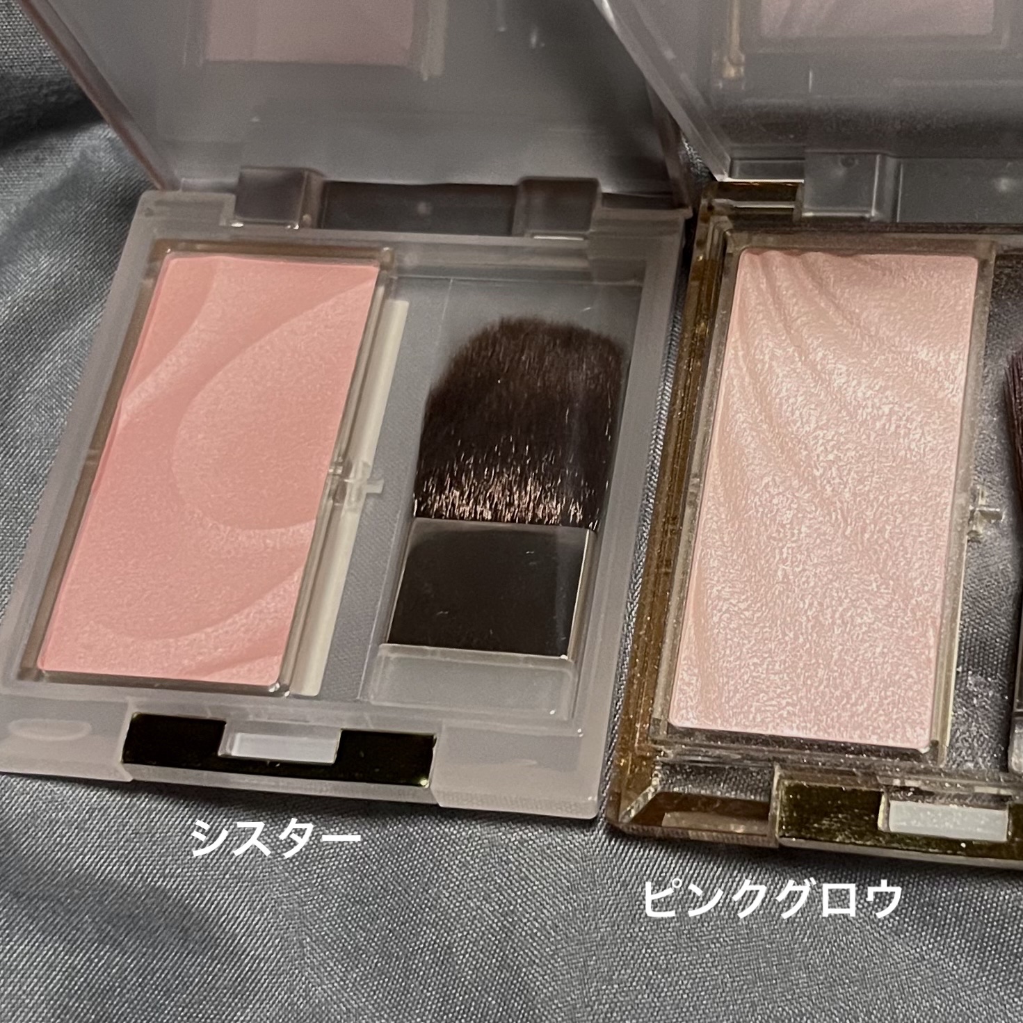 シームレストーン ブラッシュ/excel/パウダーチークを使ったクチコミ（2枚目）