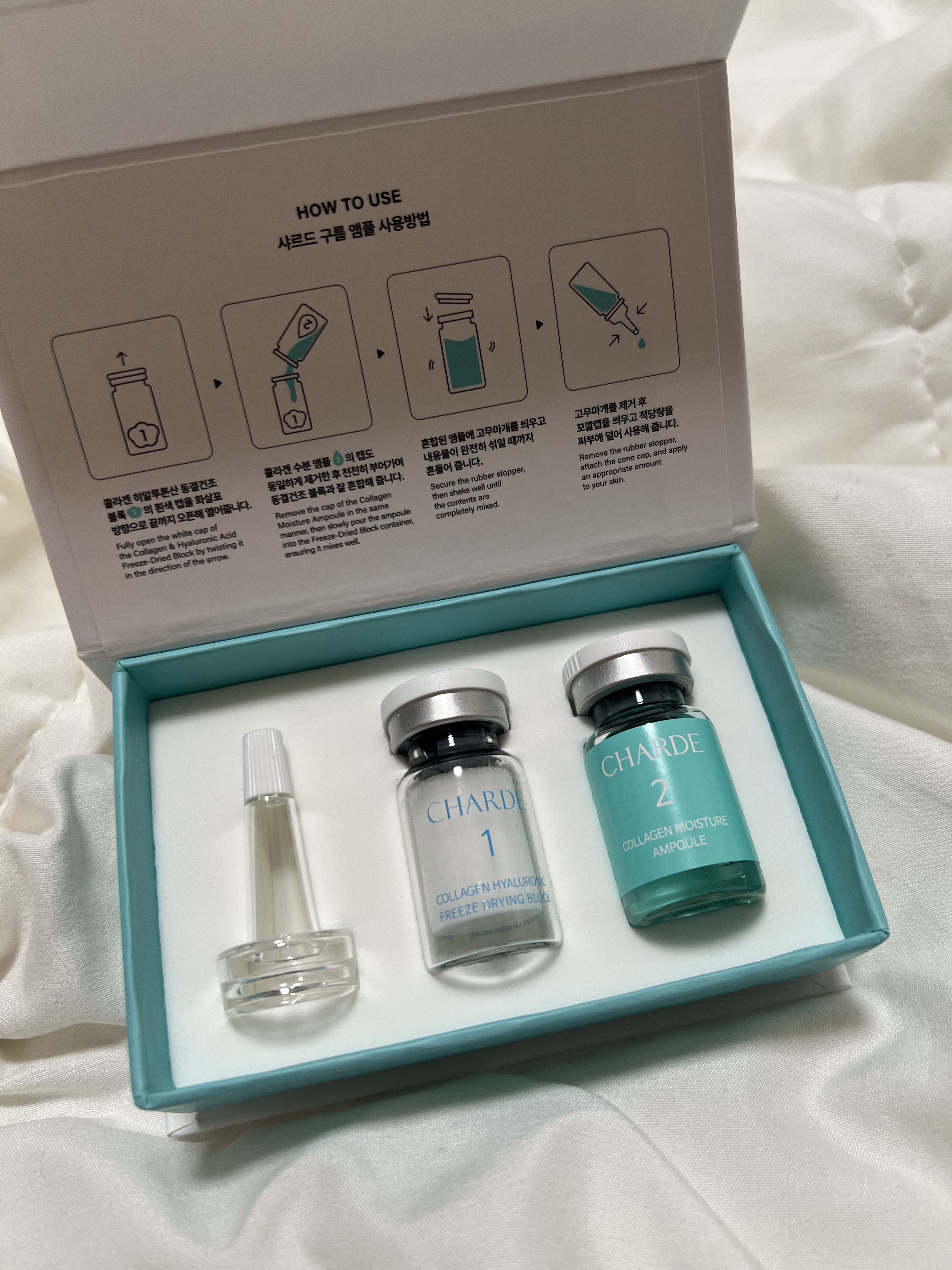 クラウドアンプル 1week キット/CHARDE/美容液を使ったクチコミ（1枚目）