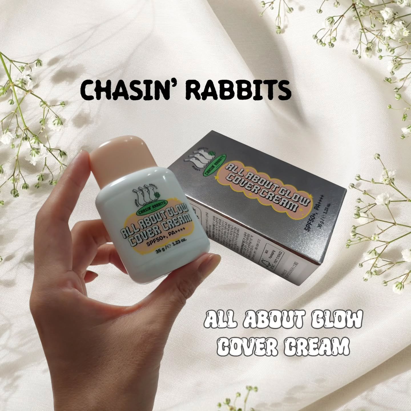 オールアバウトグロウカバークリーム/CHASIN'RABBITS/日焼け止めクリームを使ったクチコミ（1枚目）