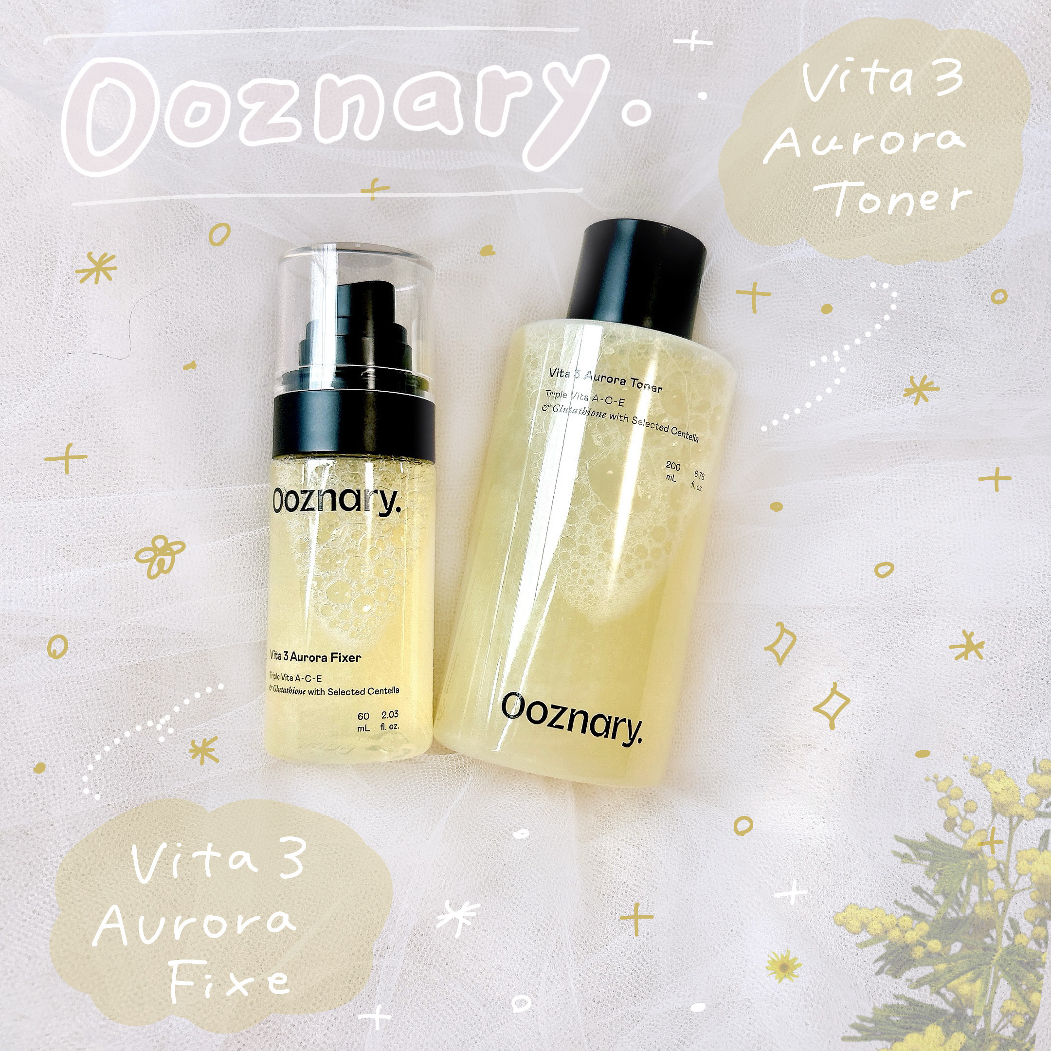 ビタ３オーロラフィクサートナー/オーズナリー/フィックスミストを使ったクチコミ（1枚目）