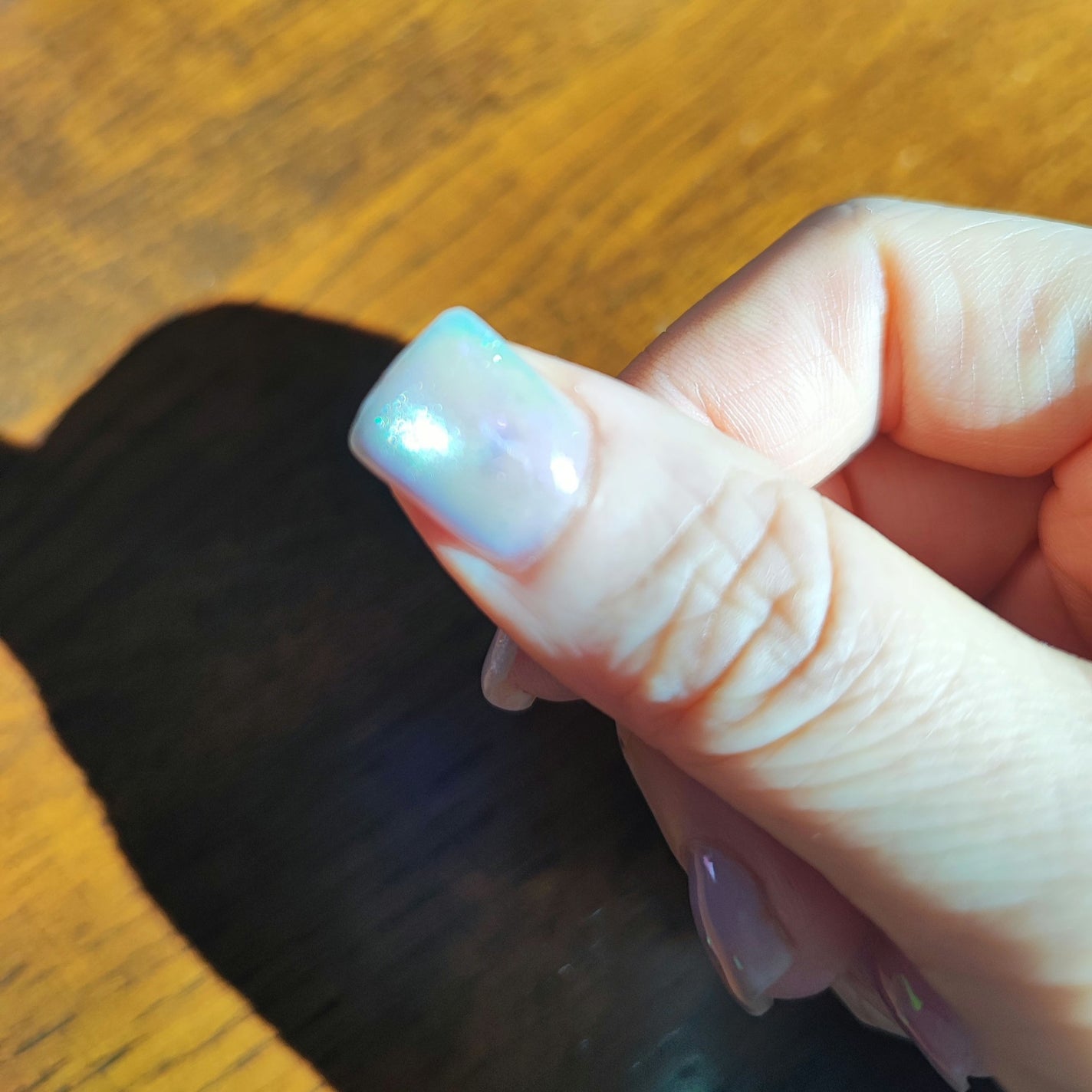 サンゴールド on LIPS 「ネイル塗り替え力を使うとハイポニキウムが剥がれるので爪の長さが..」(10枚目)