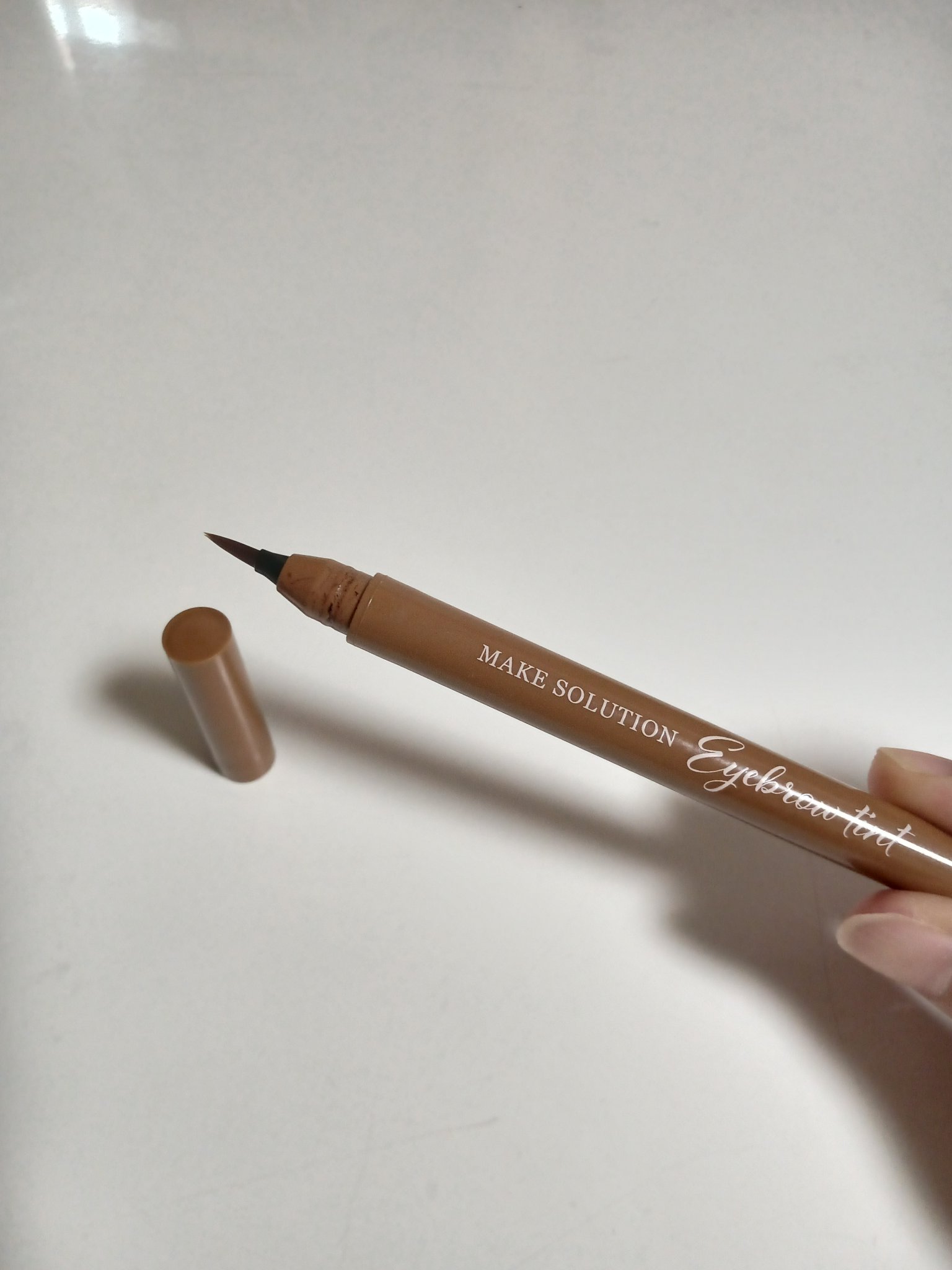 メークソリューション アイブロウティント/メークソリューション/眉ティントを使ったクチコミ（3枚目）