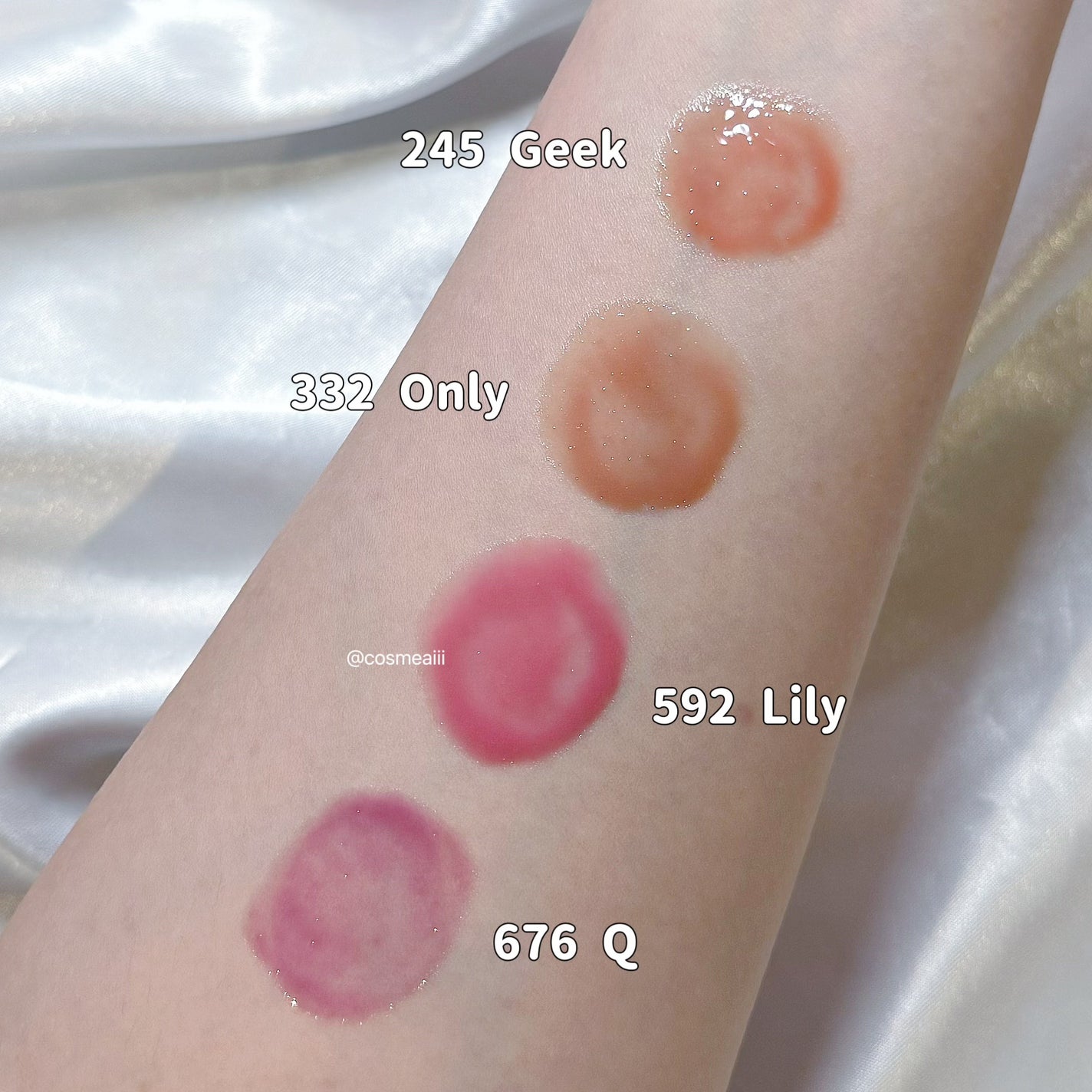 アンシーン バルーンティント/Oddtype/リップティントを使ったクチコミ(4枚目)