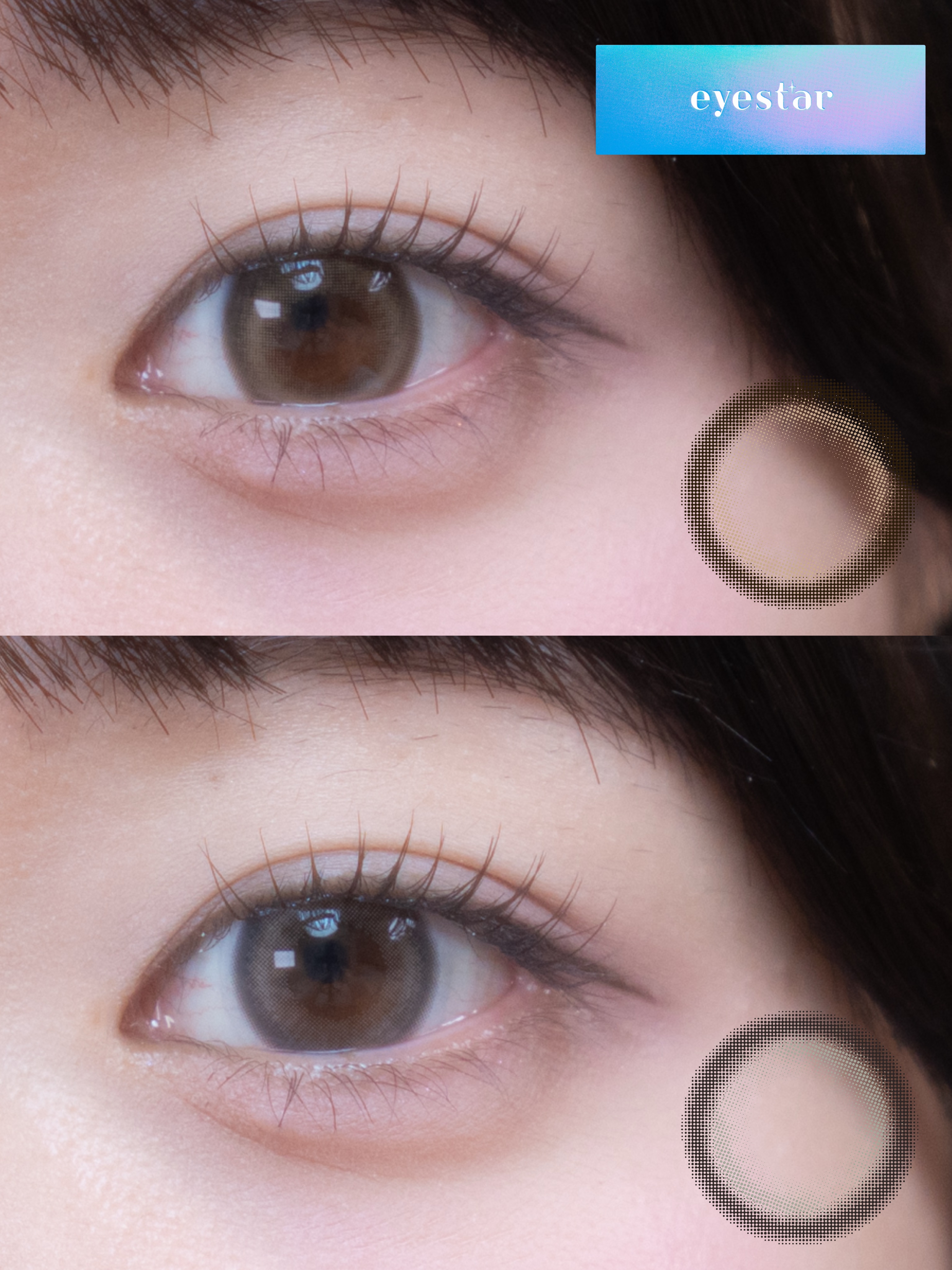 eyestar 1day デイグローグレー /eyestar/ワンデー（１DAY）カラコンを使ったクチコミ（1枚目）