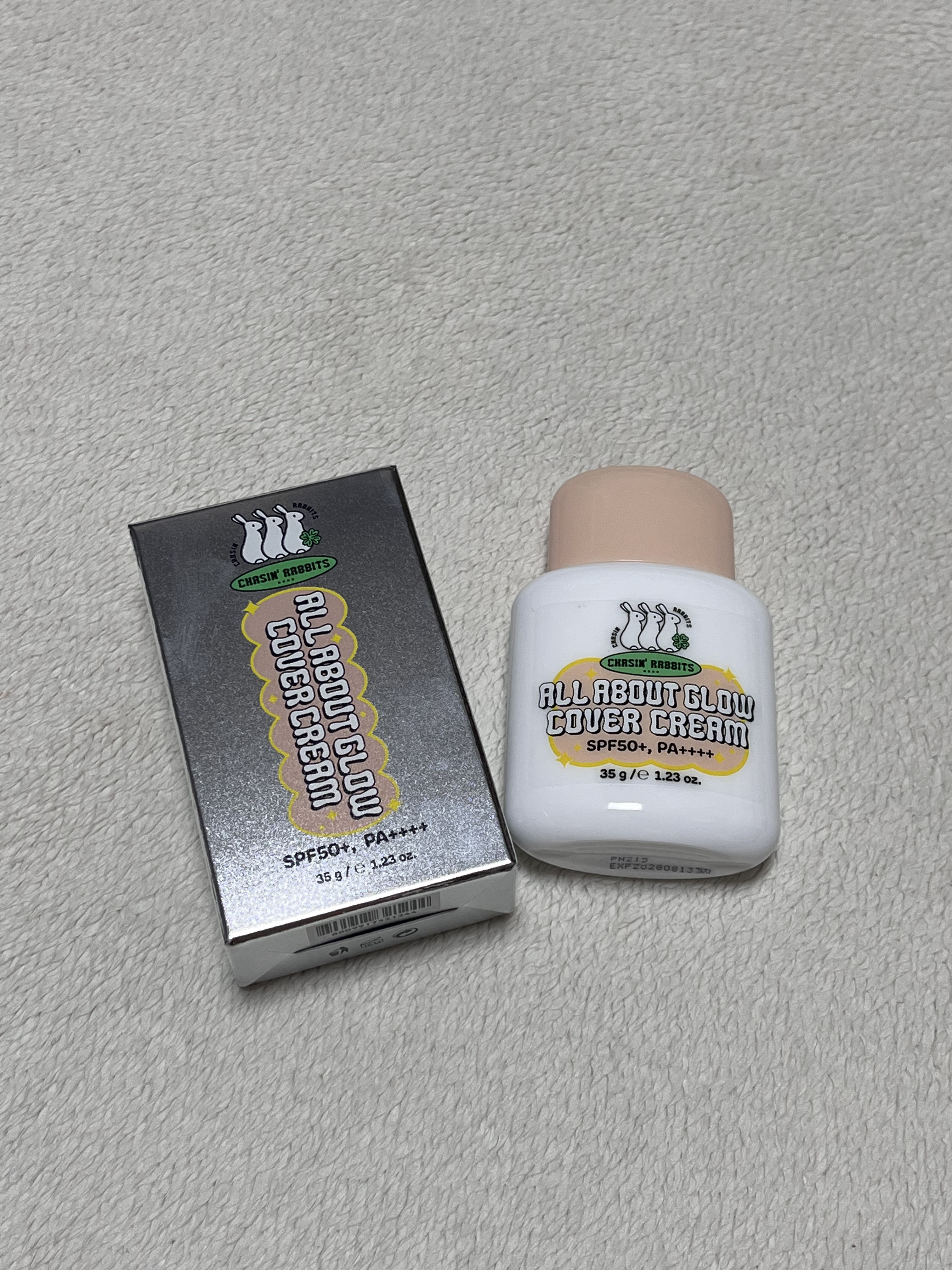 オールアバウトグロウカバークリーム/CHASIN'RABBITS/日焼け止めクリームを使ったクチコミ（1枚目）