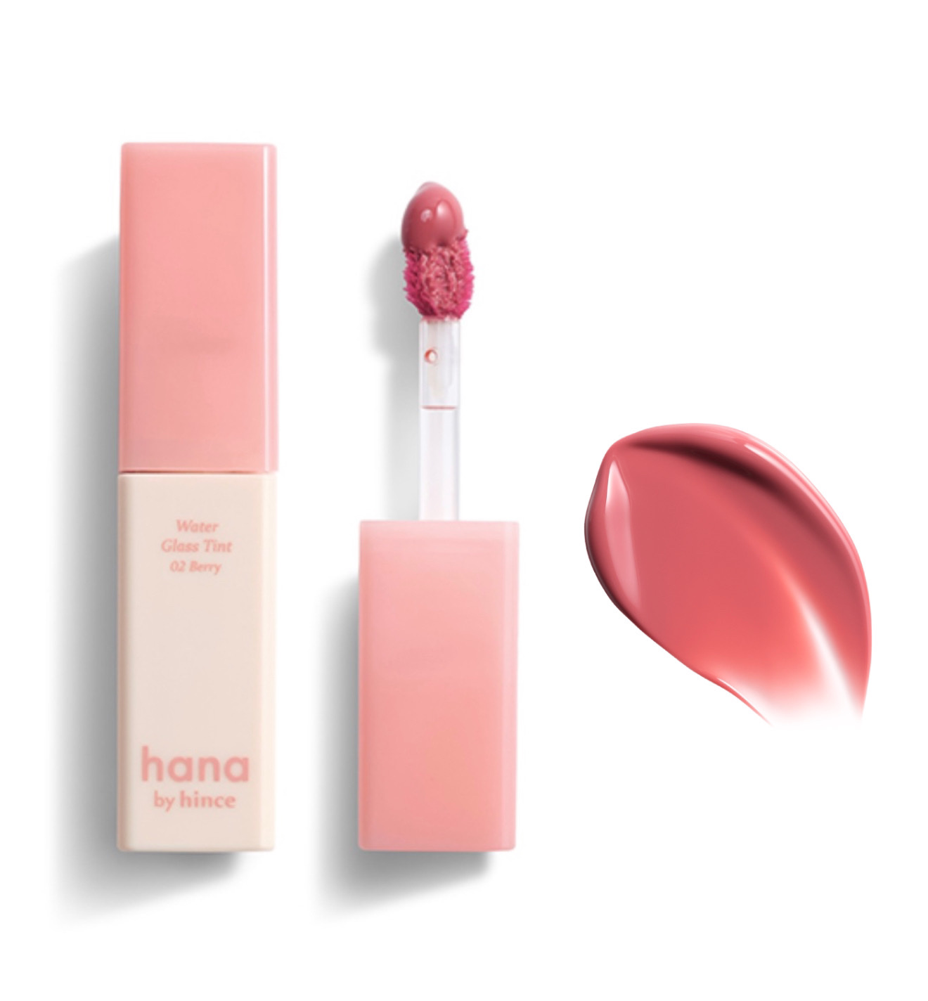 ウォーターグラスティント 02 ベリー/hana by hince/口紅を使ったクチコミ（2枚目）