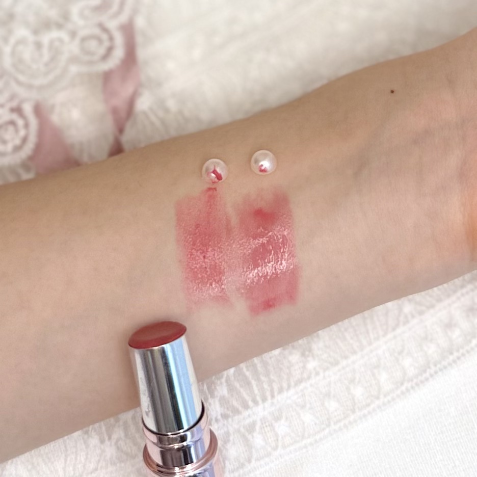 ラスターヴェールルージュ/キャンメイク/口紅を使ったクチコミ（2枚目）