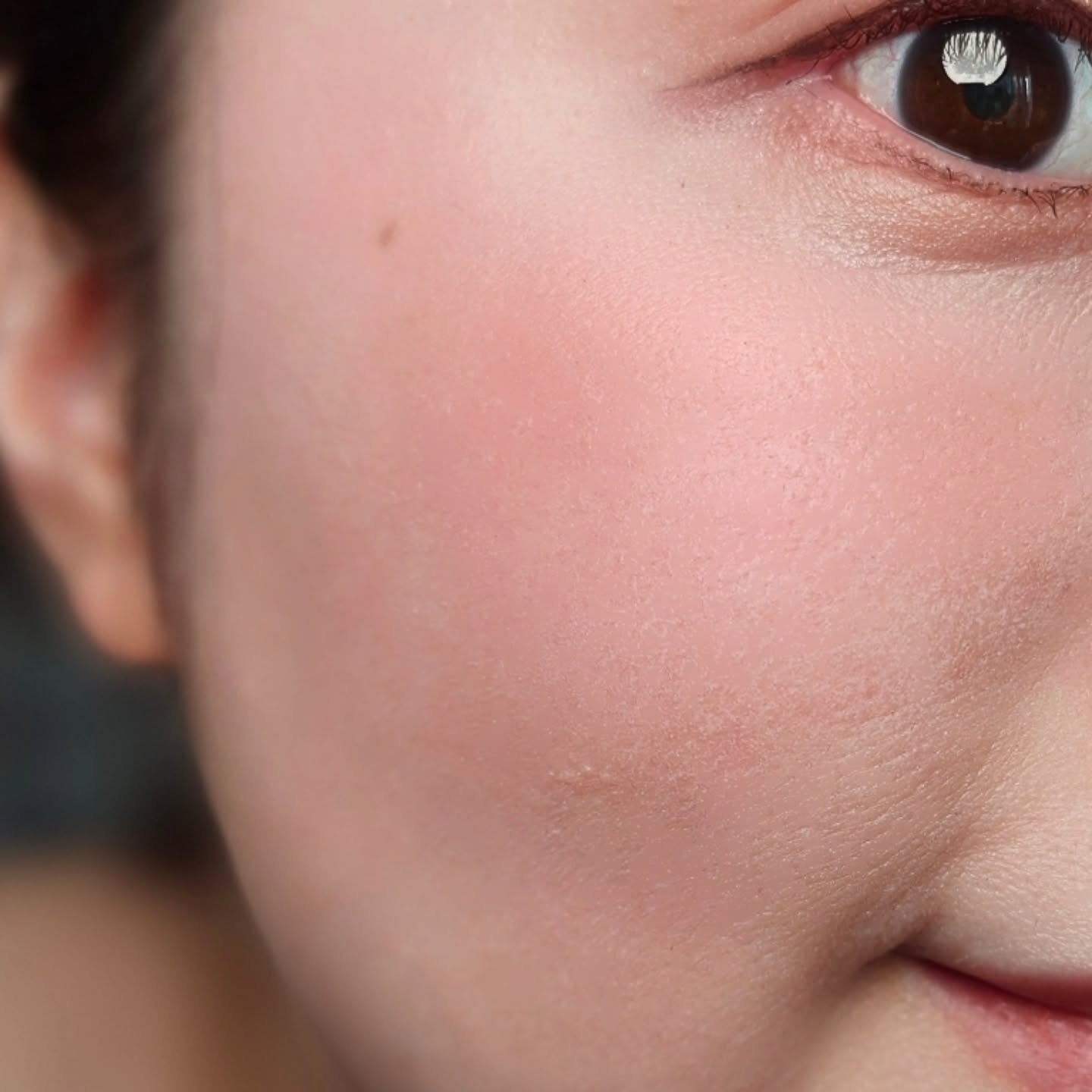 ブレンディングムードチーク 18 ミルキーアプリコット/dasique/パウダーチークを使ったクチコミ（2枚目）