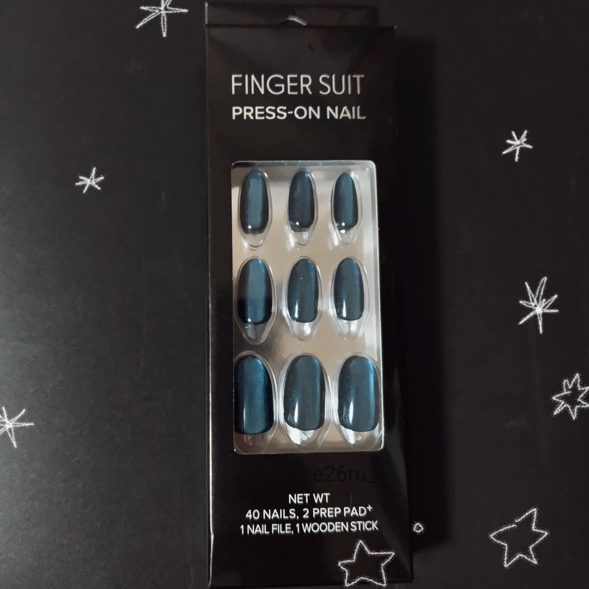 ネイルチップ(シールタイプ) アテンション(Attention）/FINGER SUIT/ネイルチップ・パーツを使ったクチコミ（2枚目）