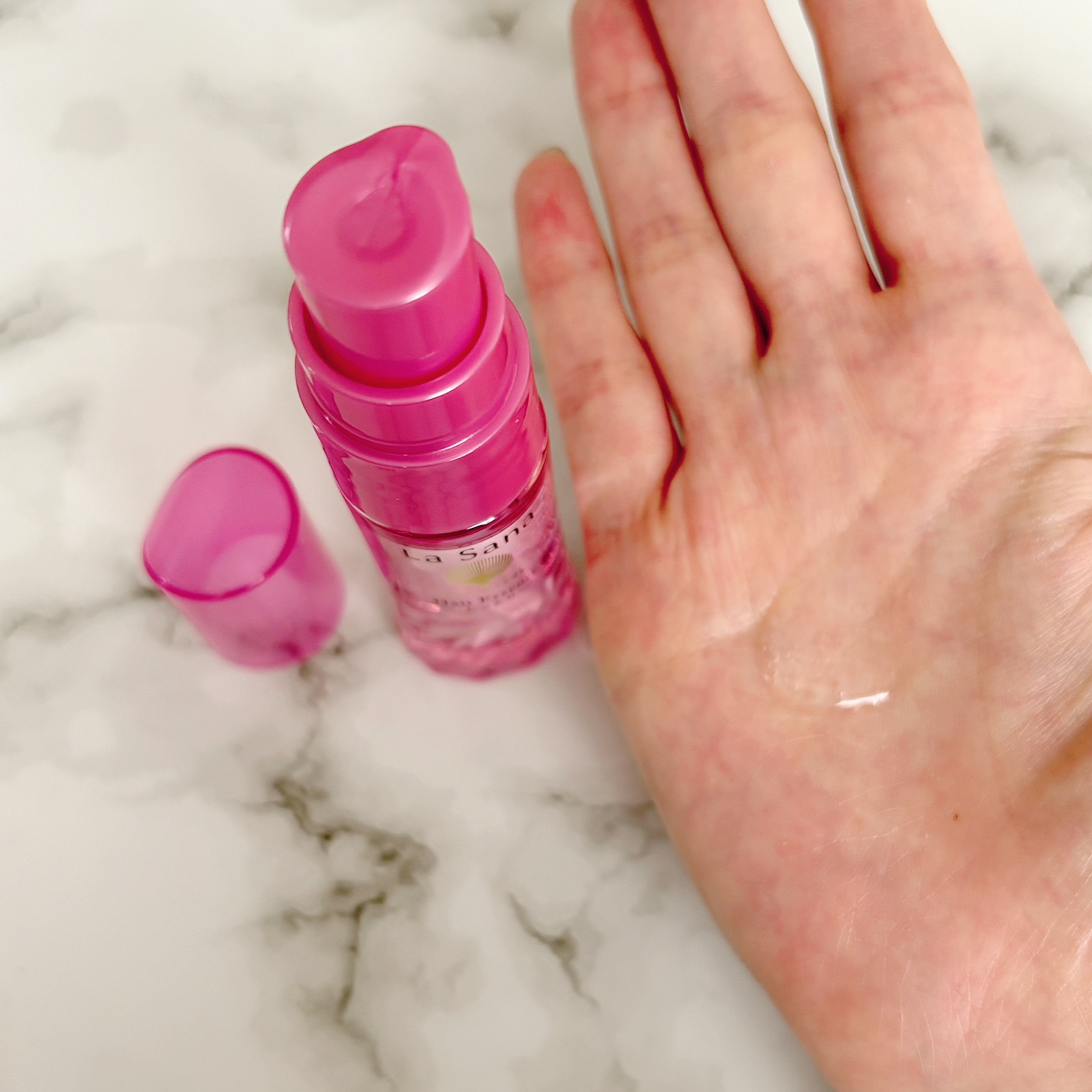 海藻 ヘア エッセンス しっとり 25ml/ラサーナ/ヘアオイルを使ったクチコミ（2枚目）