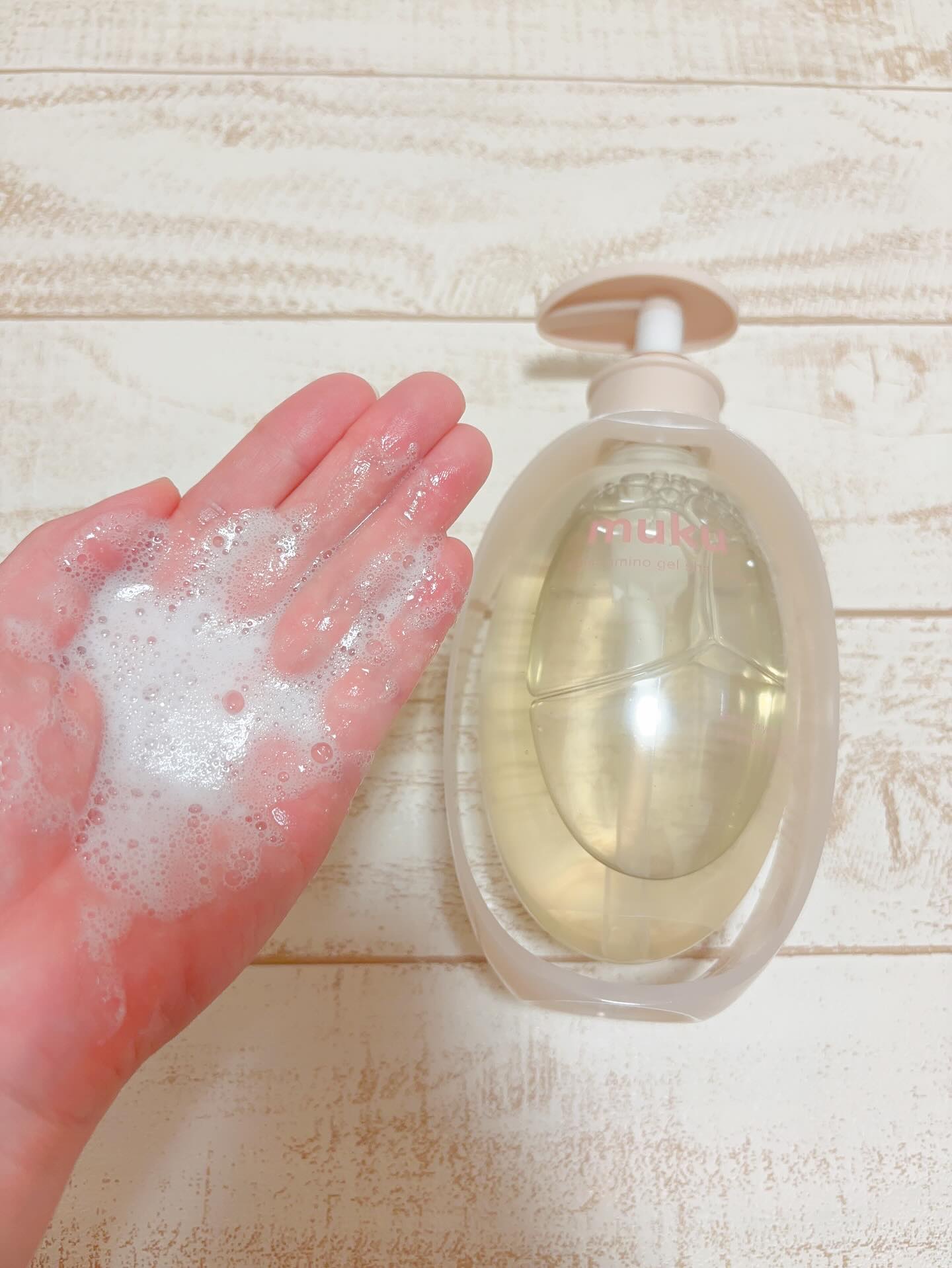 ムク+　モイスト　アミノジェル　シャンプー/ヘアトリートメント/muku+/市販シャンプーを使ったクチコミ（2枚目）