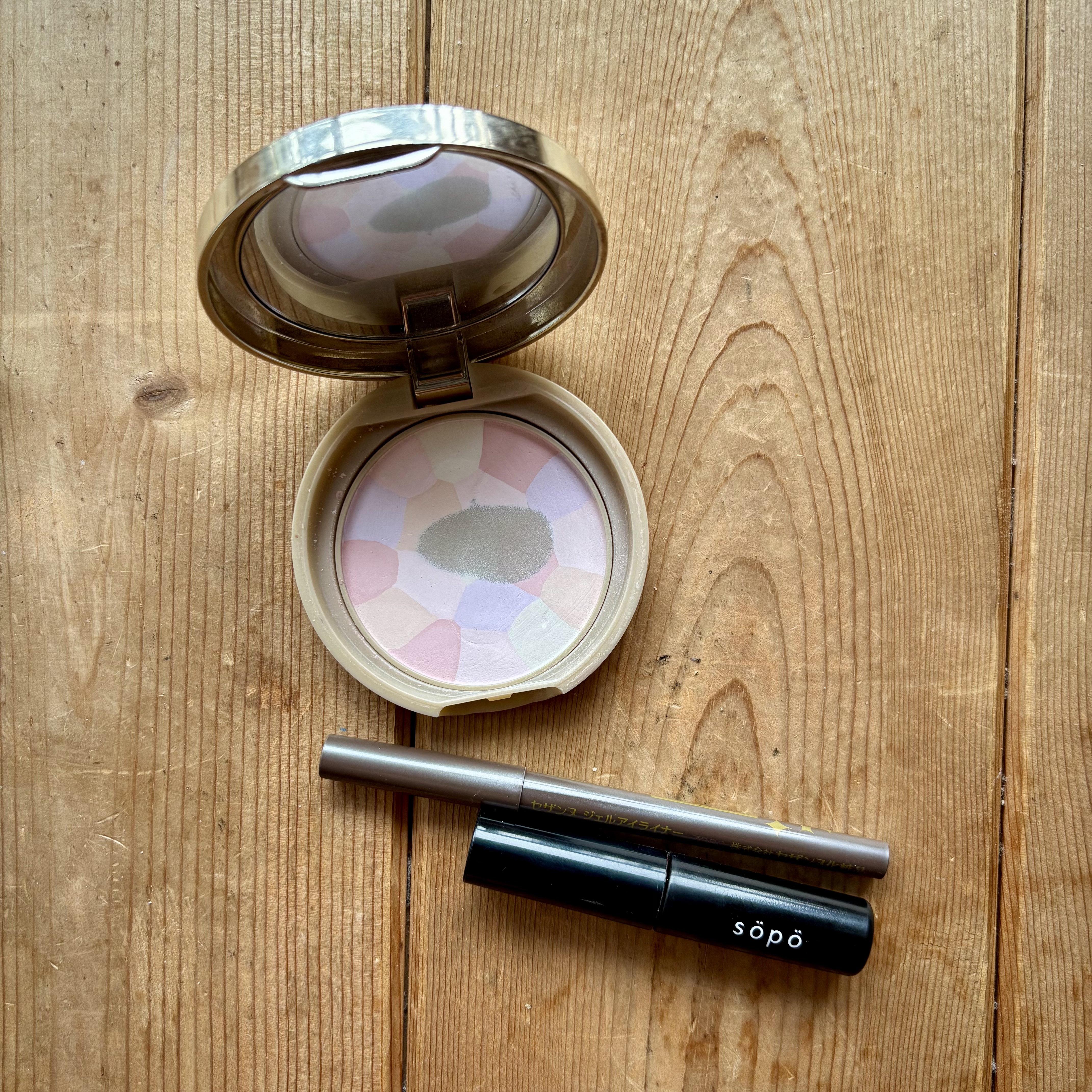 ジェルアイライナー/CEZANNE/ジェルアイライナーを使ったクチコミ（1枚目）