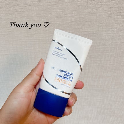 ヒアルロン酸フレッシュサンセラム/Isntree/日焼け止めクリームを使ったクチコミ(1枚目)