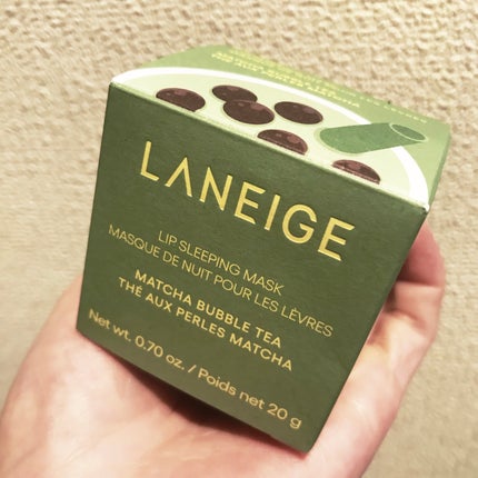 リップスリーピングマスク タピオカミルクティーシリーズ/LANEIGE/リップマスクを使ったクチコミ(1枚目)