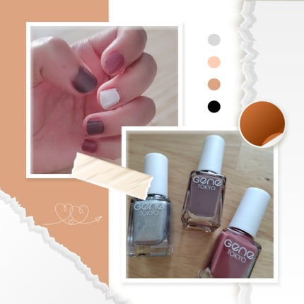 gene TOKYO ネイル ダークベージュ/DAISO/マニキュアを使ったクチコミ(1枚目)