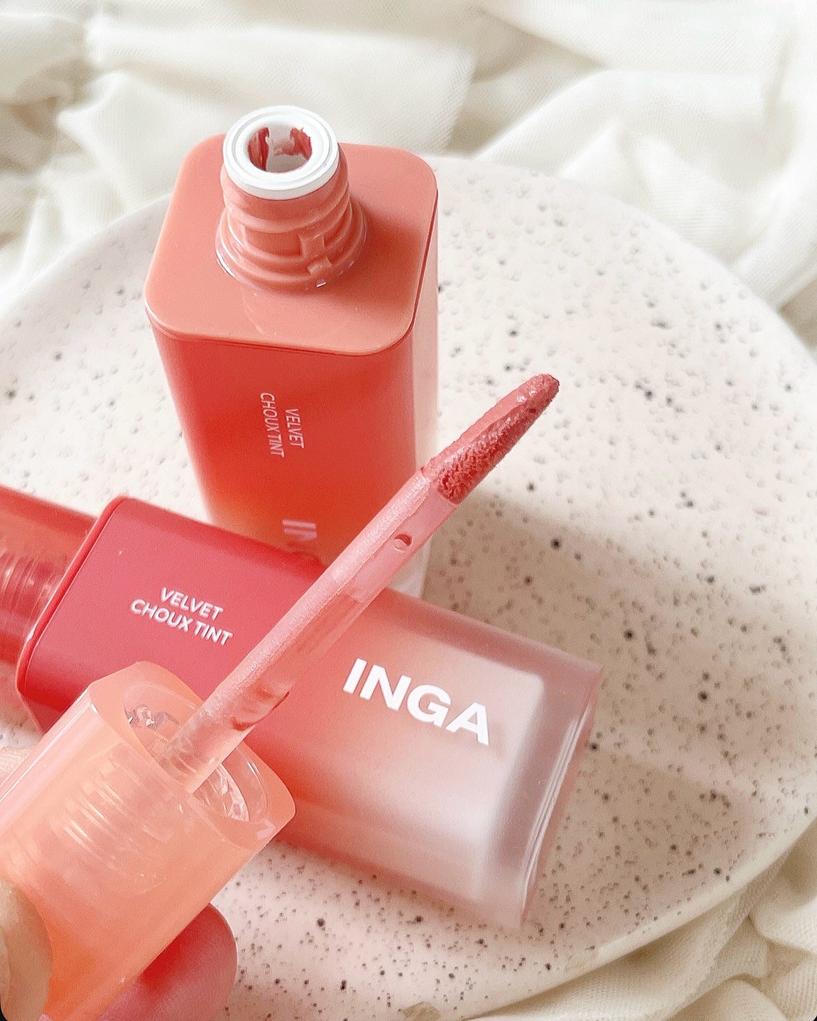 ベルベットシューティント/INGA/リップティントを使ったクチコミ(4枚目)