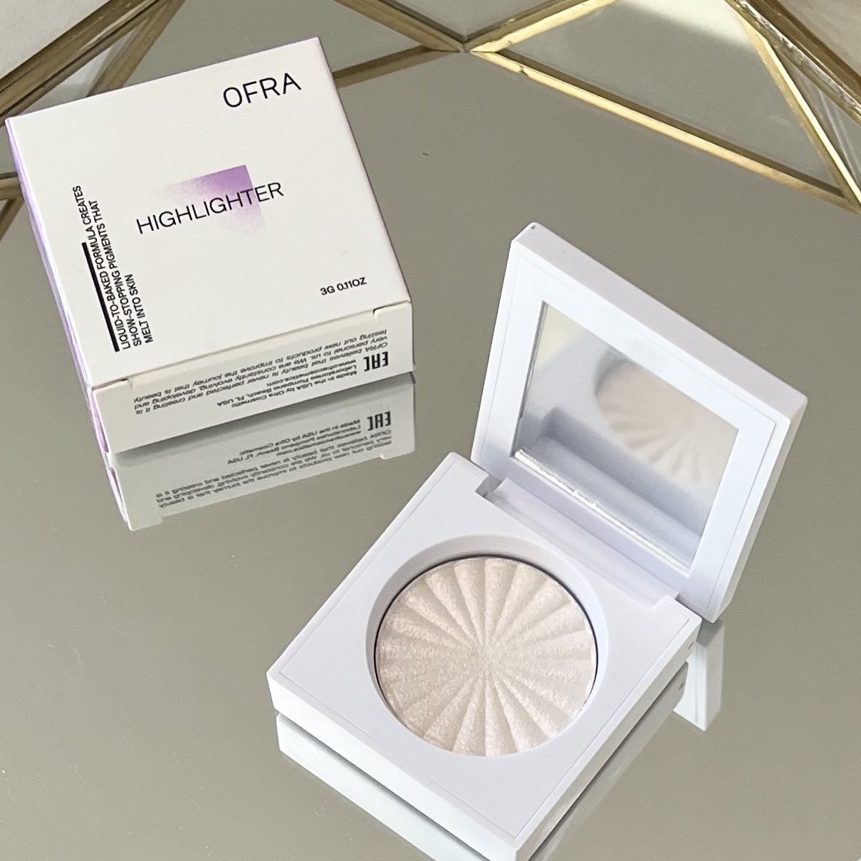 OFRA mini Highlighter/Ofra Cosmetics/パウダーハイライトを使ったクチコミ（1枚目）