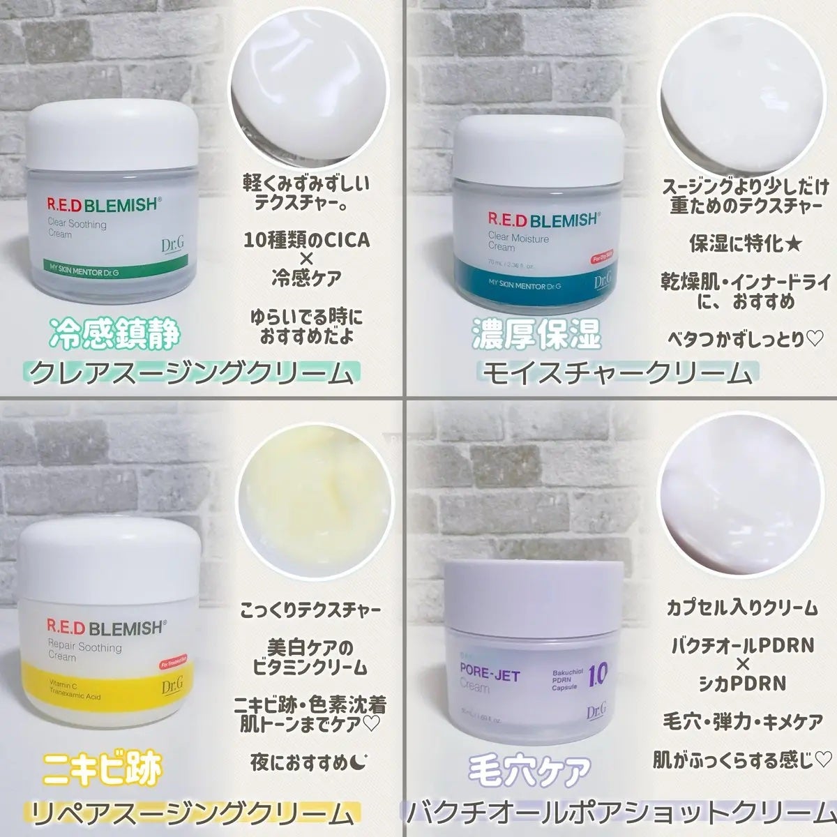 レッドブレミッシュ クリアスージングクリーム/Dr.G/フェイスクリームを使ったクチコミ(2枚目)