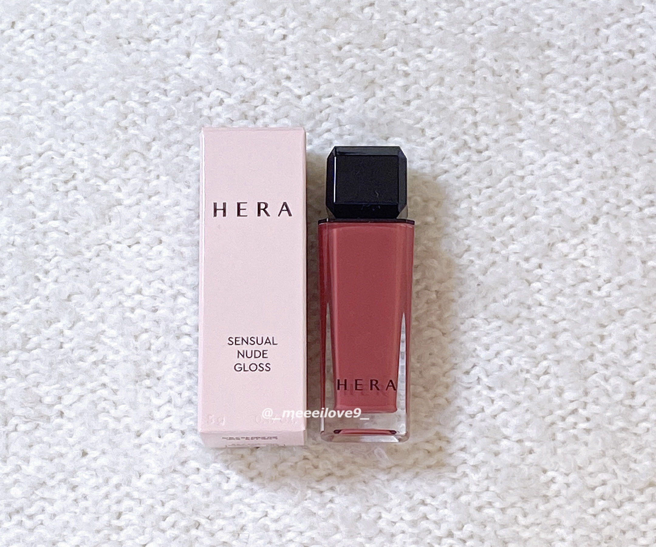 センシュアルヌードグロス 380 cherish/HERA/リップグロスを使ったクチコミ（1枚目）