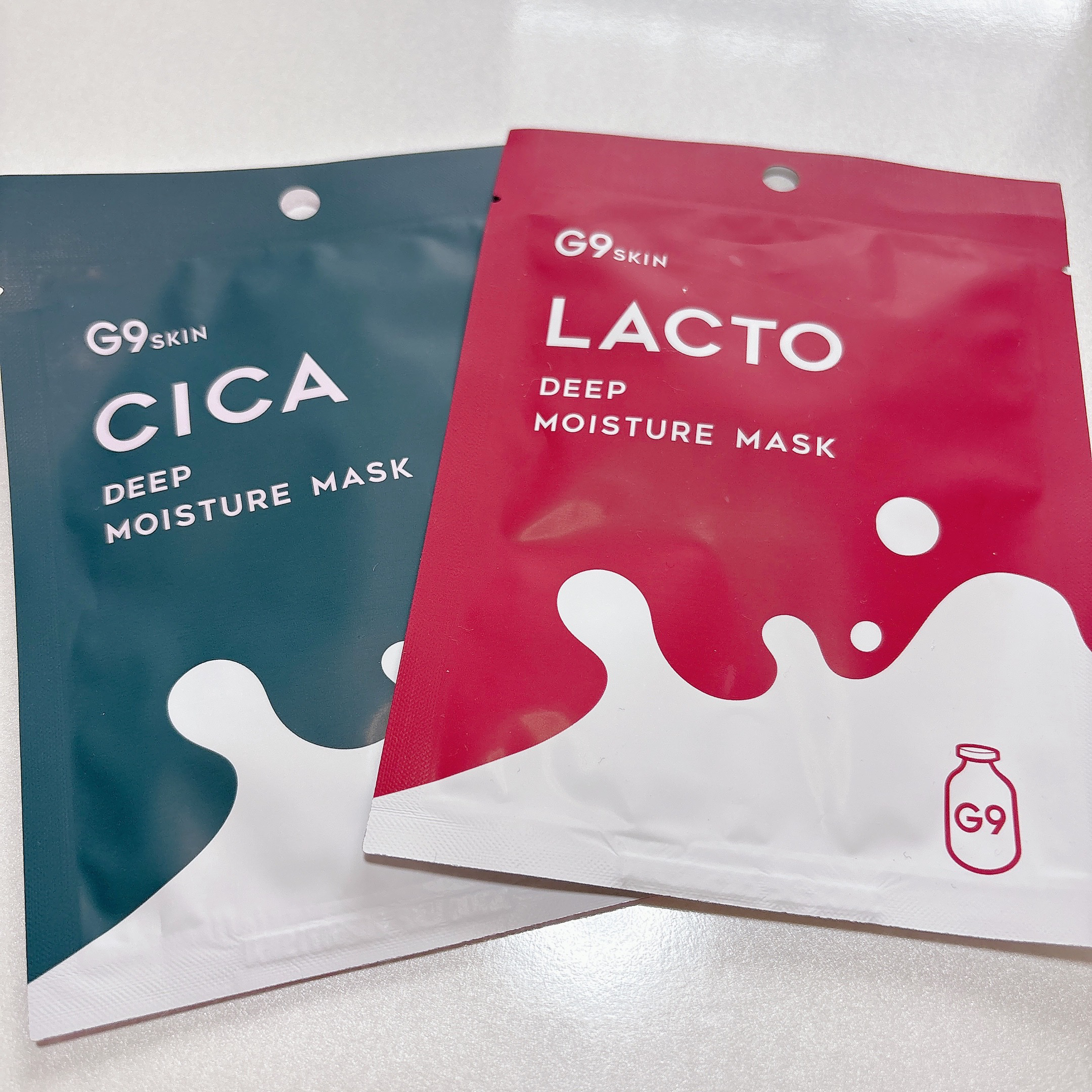 ラクトプラス ディープモイスチャーマスク/G9SKIN/シートマスク・パックを使ったクチコミ（2枚目）