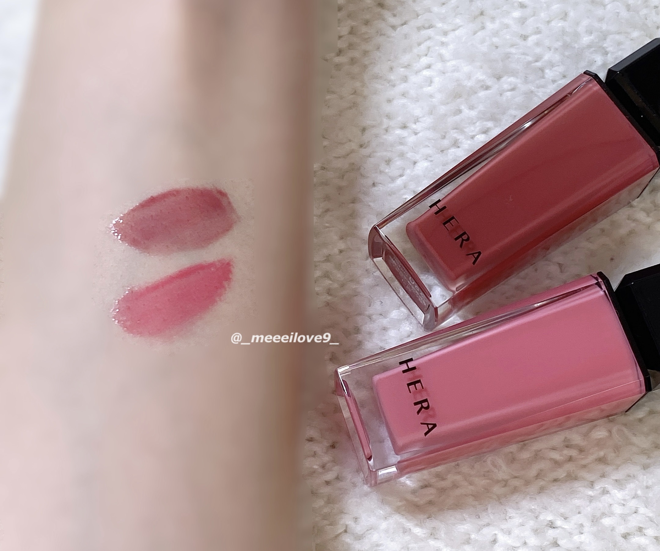 センシュアルヌードグロス 380 cherish/HERA/リップグロスを使ったクチコミ（2枚目）