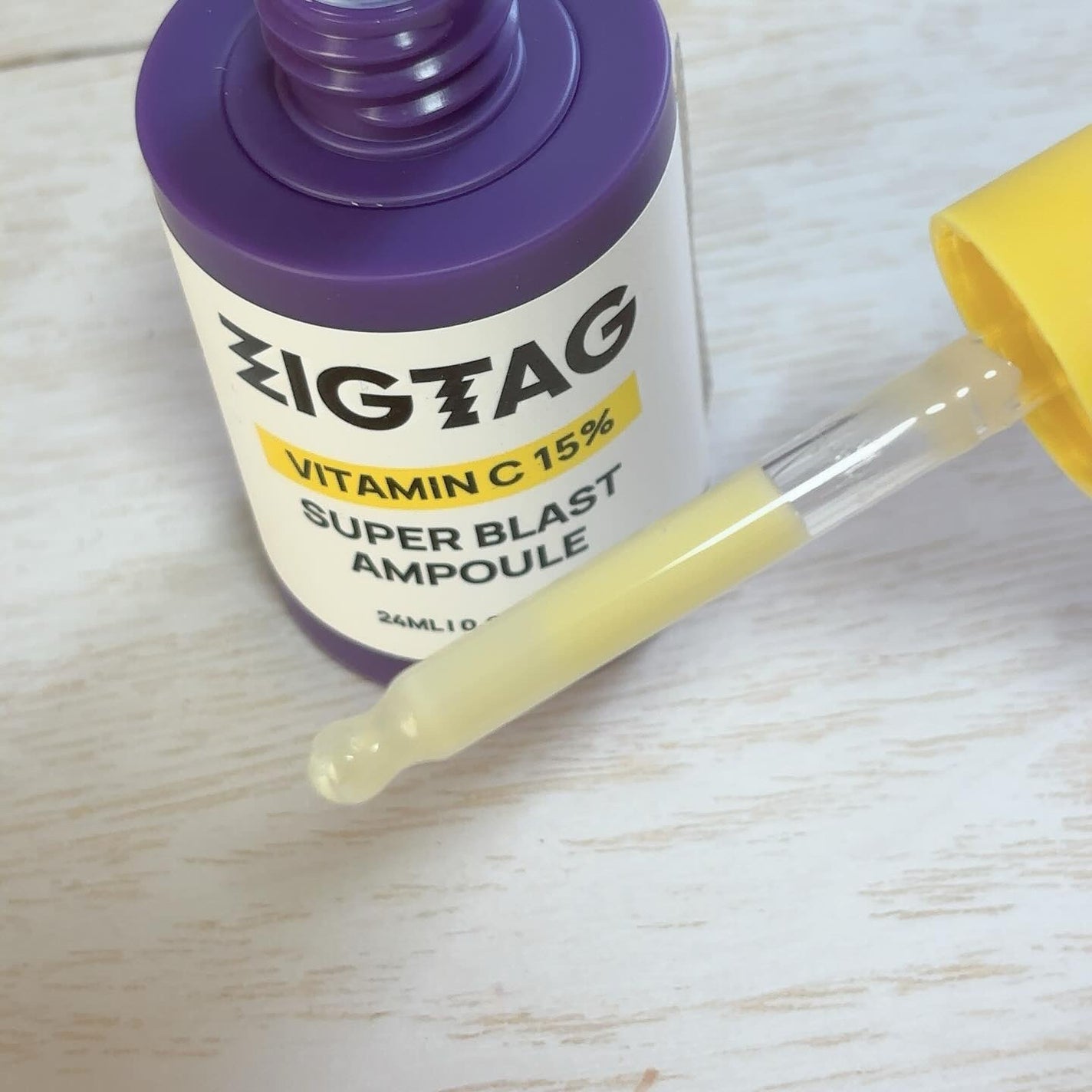 ビタミンC15%スーパーブラストアンプル/ZIGTAG/美容液を使ったクチコミ(2枚目)