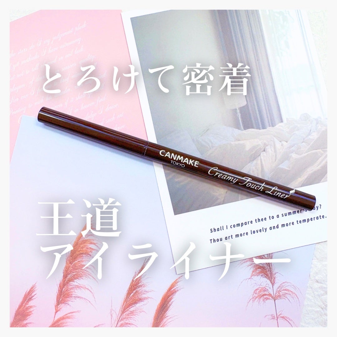 クリーミータッチライナー/キャンメイク/ジェルアイライナーを使ったクチコミ(1枚目)