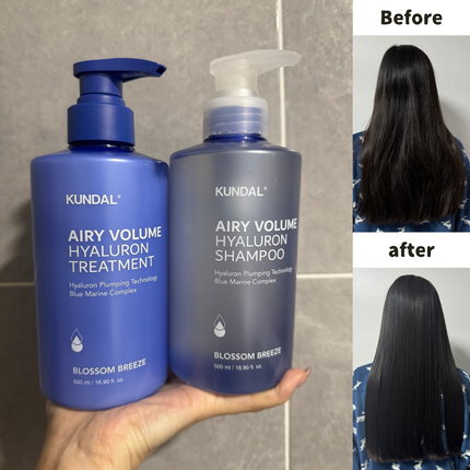 ヒアルロンエアリーボリューム シャンプー&トリートメントセット/KUNDAL/市販シャンプーを使ったクチコミ(3枚目)
