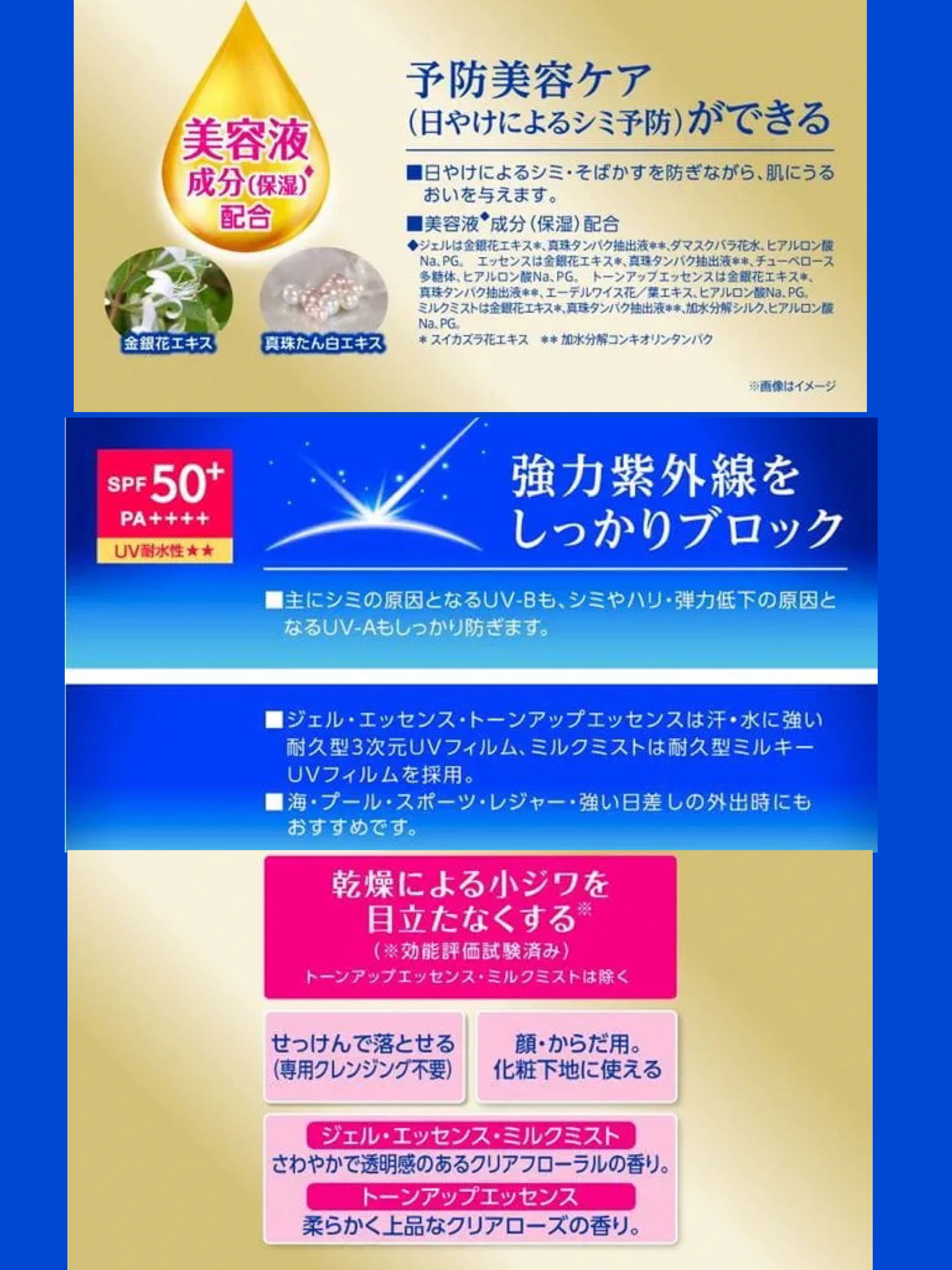 ニベアUV ディープ プロテクト＆ケア ジェル/ニベア/日焼け止めジェルを使ったクチコミ（2枚目）