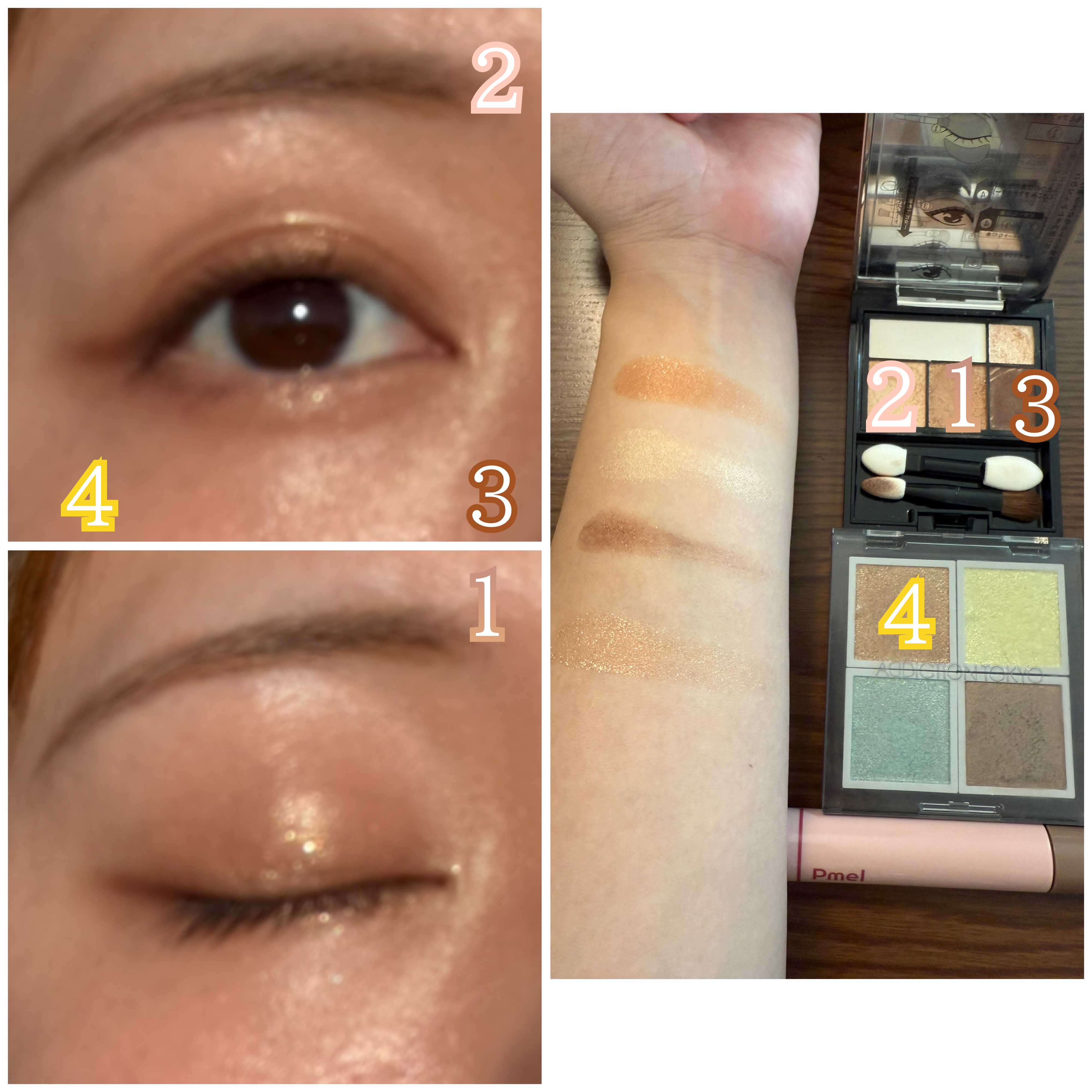 ドラマティックスタイリングアイズ/マキアージュ/アイシャドウパレットを使ったクチコミ（2枚目）