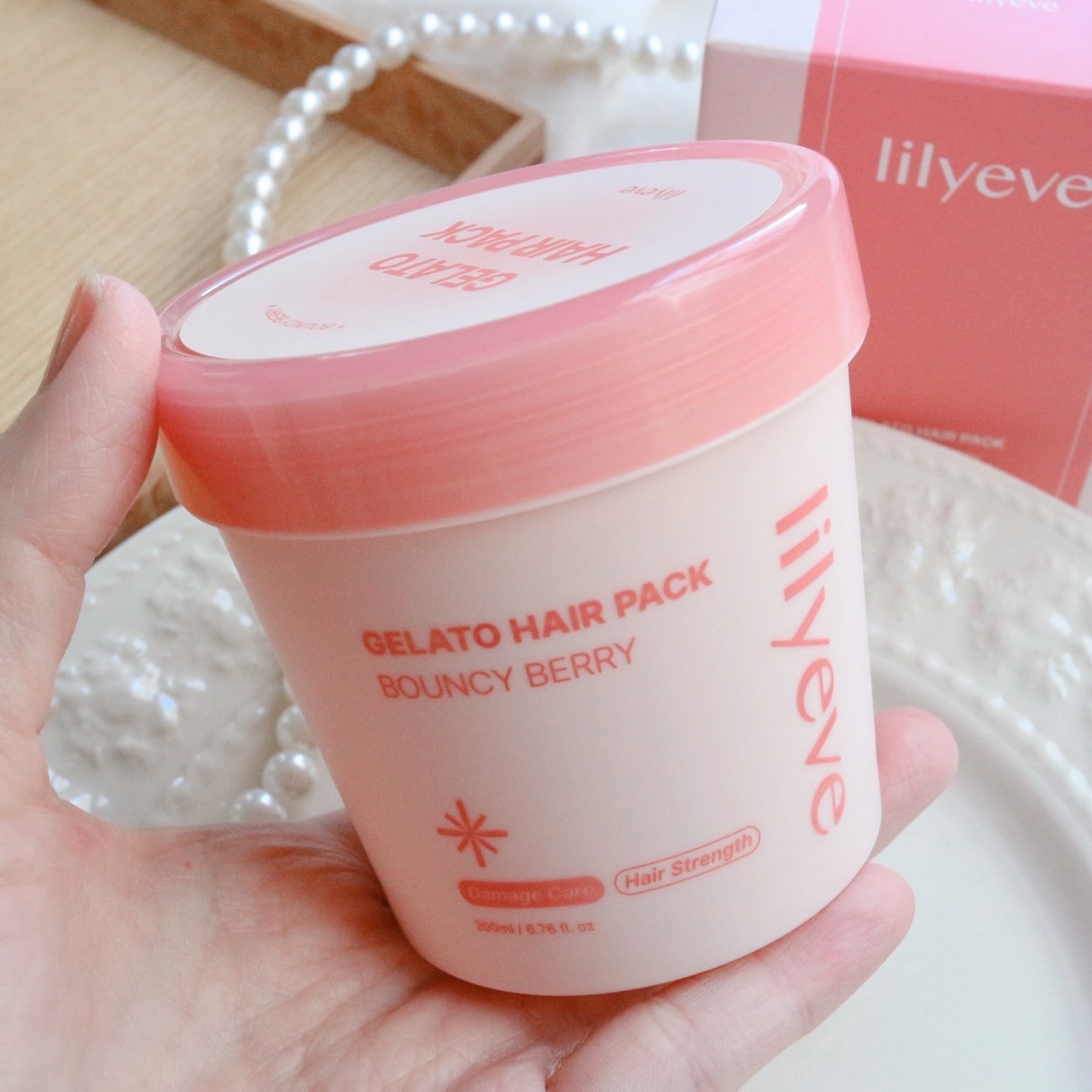 リペアターンジェラートヘアパック バウンシーベリー/リリーイブ/洗い流すヘアトリートメントを使ったクチコミ（3枚目）