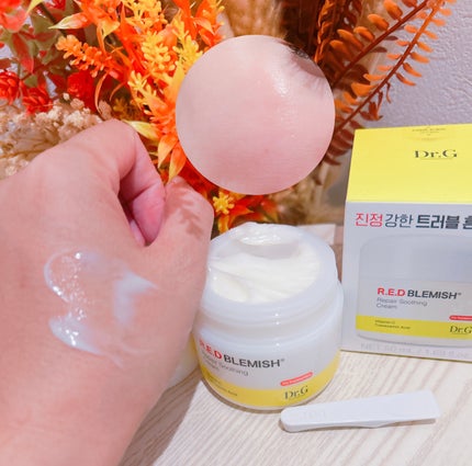 レッドブレミッシュ リペアスージングクリーム/Dr.G/フェイスクリームを使ったクチコミ(2枚目)