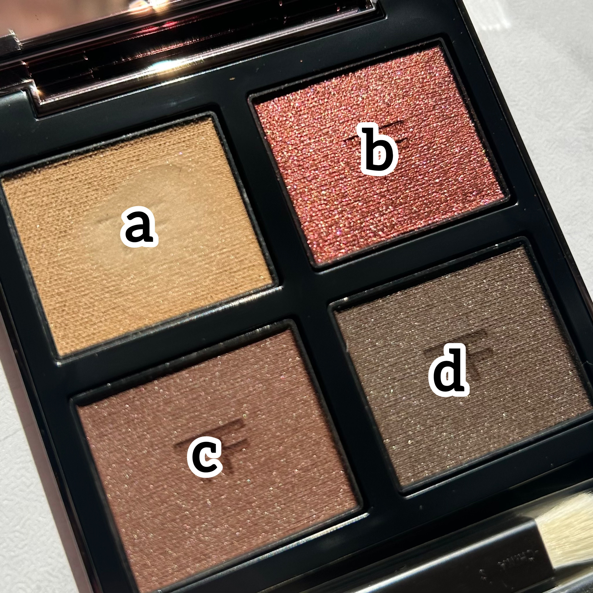 アイ カラー クォード/TOM FORD BEAUTY/アイシャドウパレットを使ったクチコミ（2枚目）