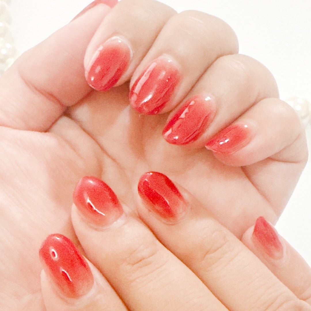 セミキュアジェルネイル(ハンド)/ohora/ネイルシールを使ったクチコミ(7枚目)