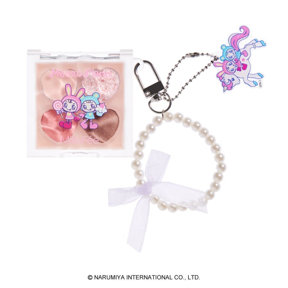 ぷくぷく涙袋パレット N02 ストロベリーピンク(メゾピアノ限定デザイン)