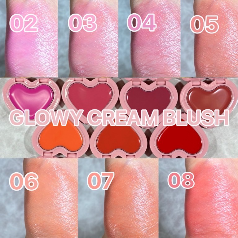 GLOWY CREAM BLUSH/AOU/ジェル・クリームチークを使ったクチコミ（3枚目）