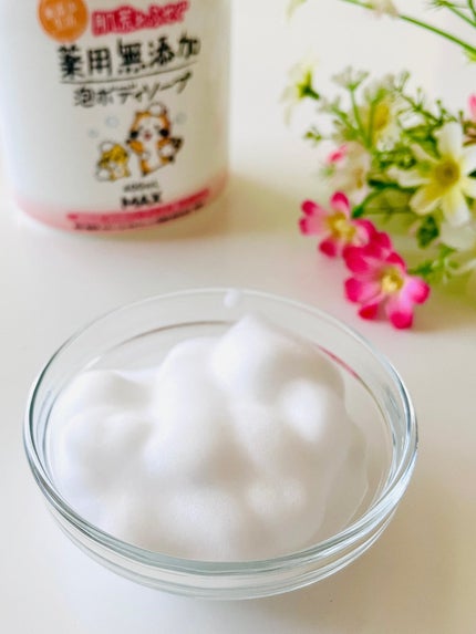 無添加生活 肌荒れふせぐ薬用無添加泡ボディソープ/マックス/ボディソープを使ったクチコミ(4枚目)