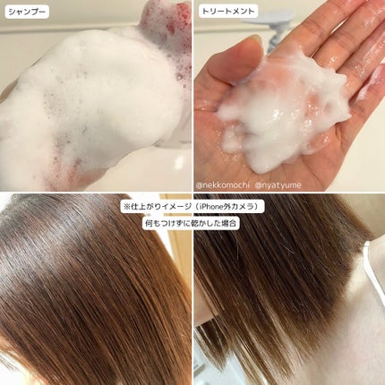 モイストヴェール シャンプー/トリートメント<無香料>/MILK./市販シャンプーを使ったクチコミ(4枚目)