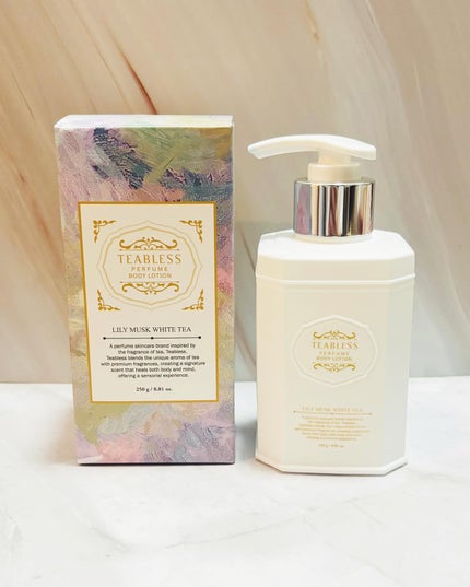 パフュームボディローション リリィムスクホワイトティー/TEABLESS/ボディローションを使ったクチコミ(4枚目)