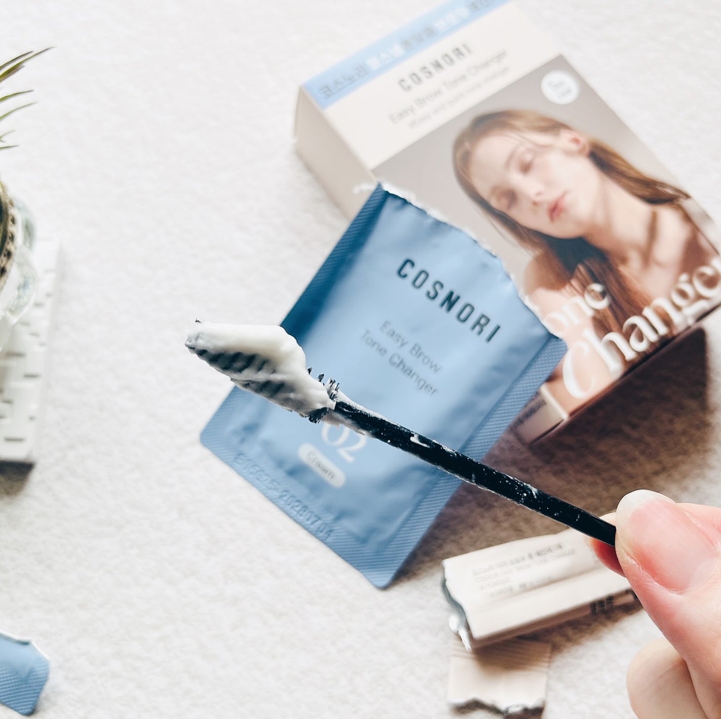 イージーブロウトーンチェンジャー/COSNORI/その他アイブロウを使ったクチコミ(4枚目)