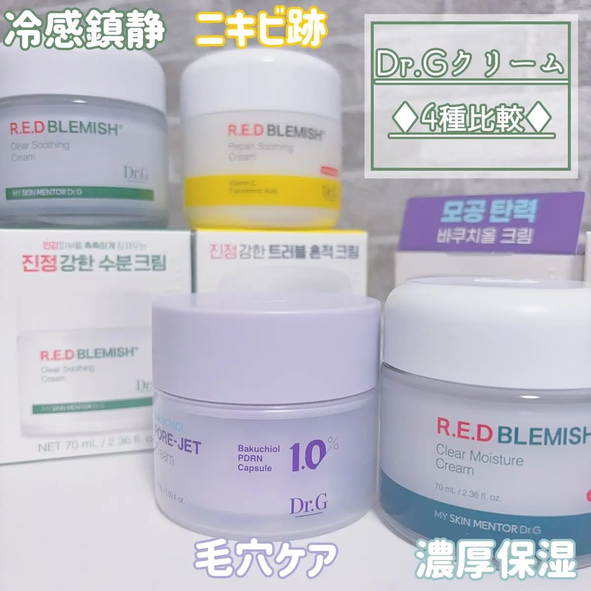 レッドブレミッシュ クリアスージングクリーム/Dr.G/フェイスクリームを使ったクチコミ（1枚目）