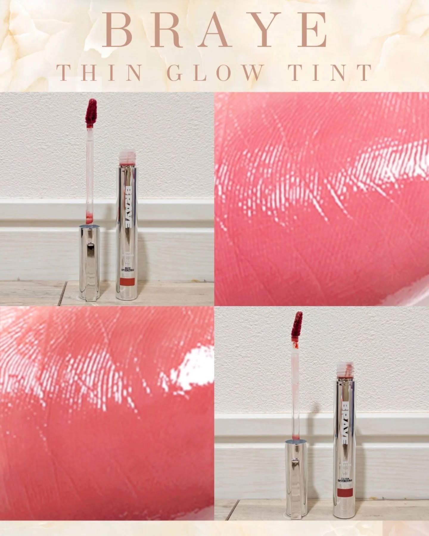 THIN GLOW TINT/BRAYE/口紅を使ったクチコミ（1枚目）