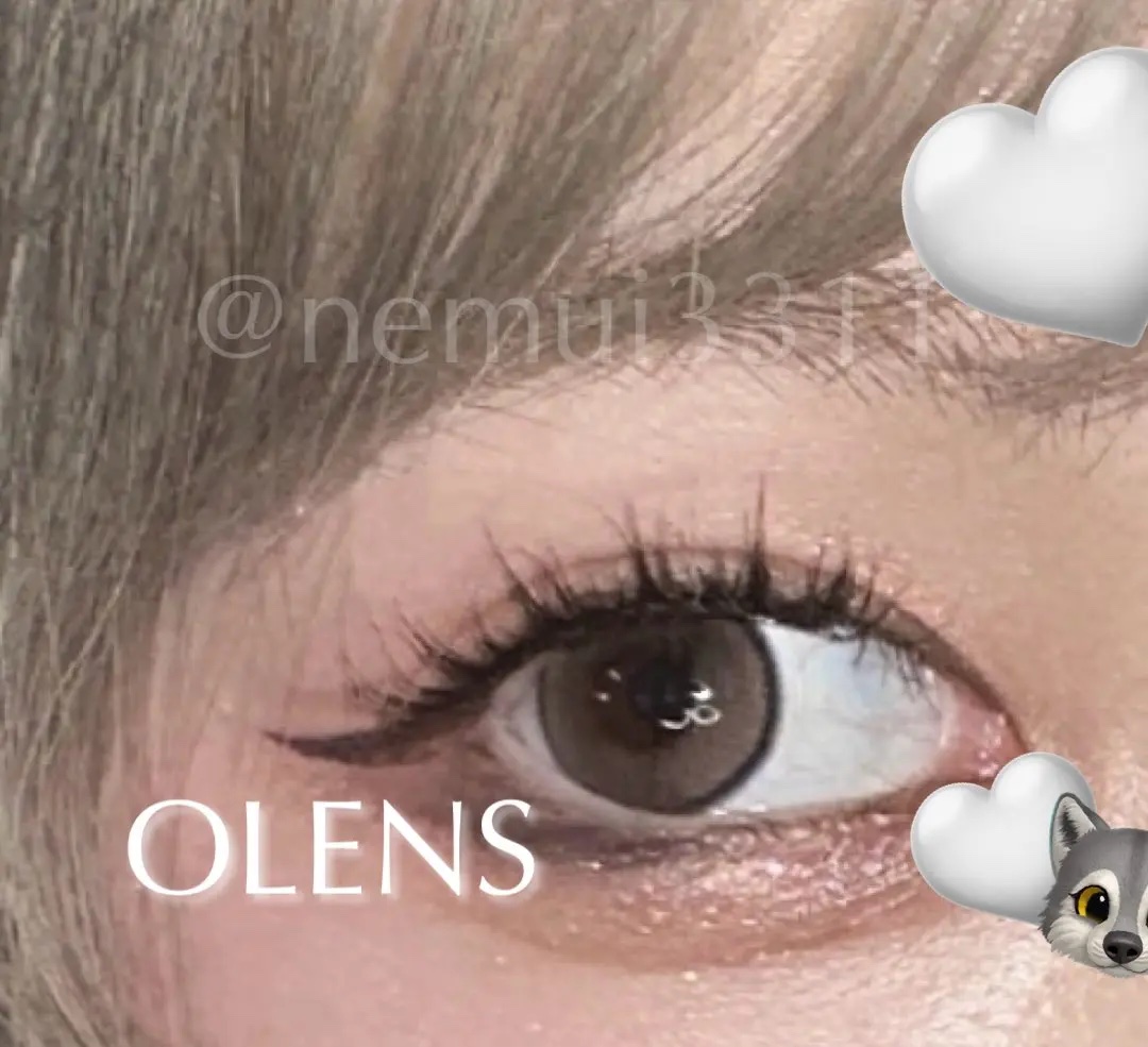 Glowy Tear 1day ブラウン/OLENS/ワンデー（１DAY）カラコンを使ったクチコミ（1枚目）