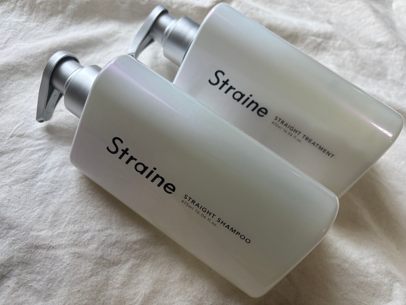 ストレートシャンプー/ストレートトリートメント ホワイトブロッサムの香り/Straine/市販シャンプーを使ったクチコミ(1枚目)