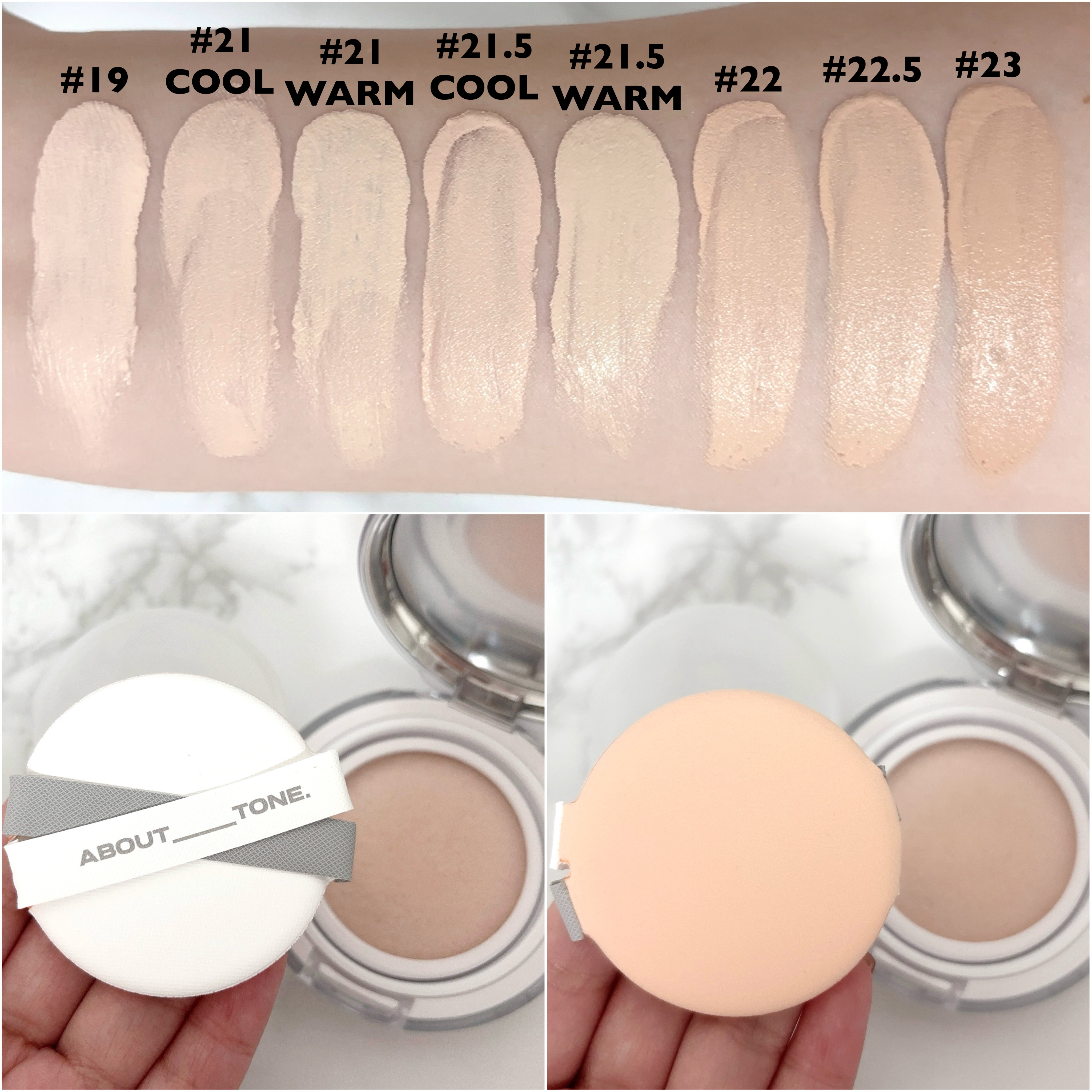 スキンレイヤーフィットクッション/ABOUT TONE/クッションファンデーションを使ったクチコミ（3枚目）