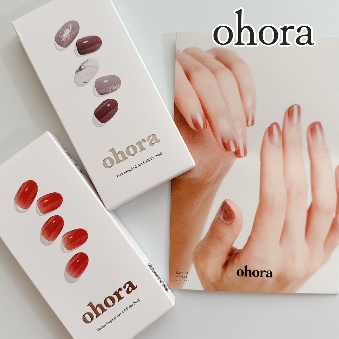 セミキュアジェルネイル(ハンド)/ohora/ネイルシールを使ったクチコミ(1枚目)