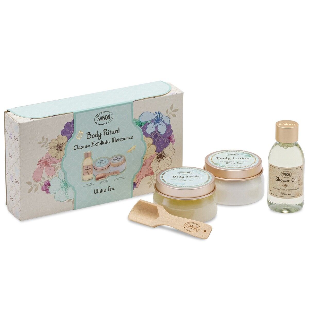 SABON ボディリチュアルキット ホワイトティー
