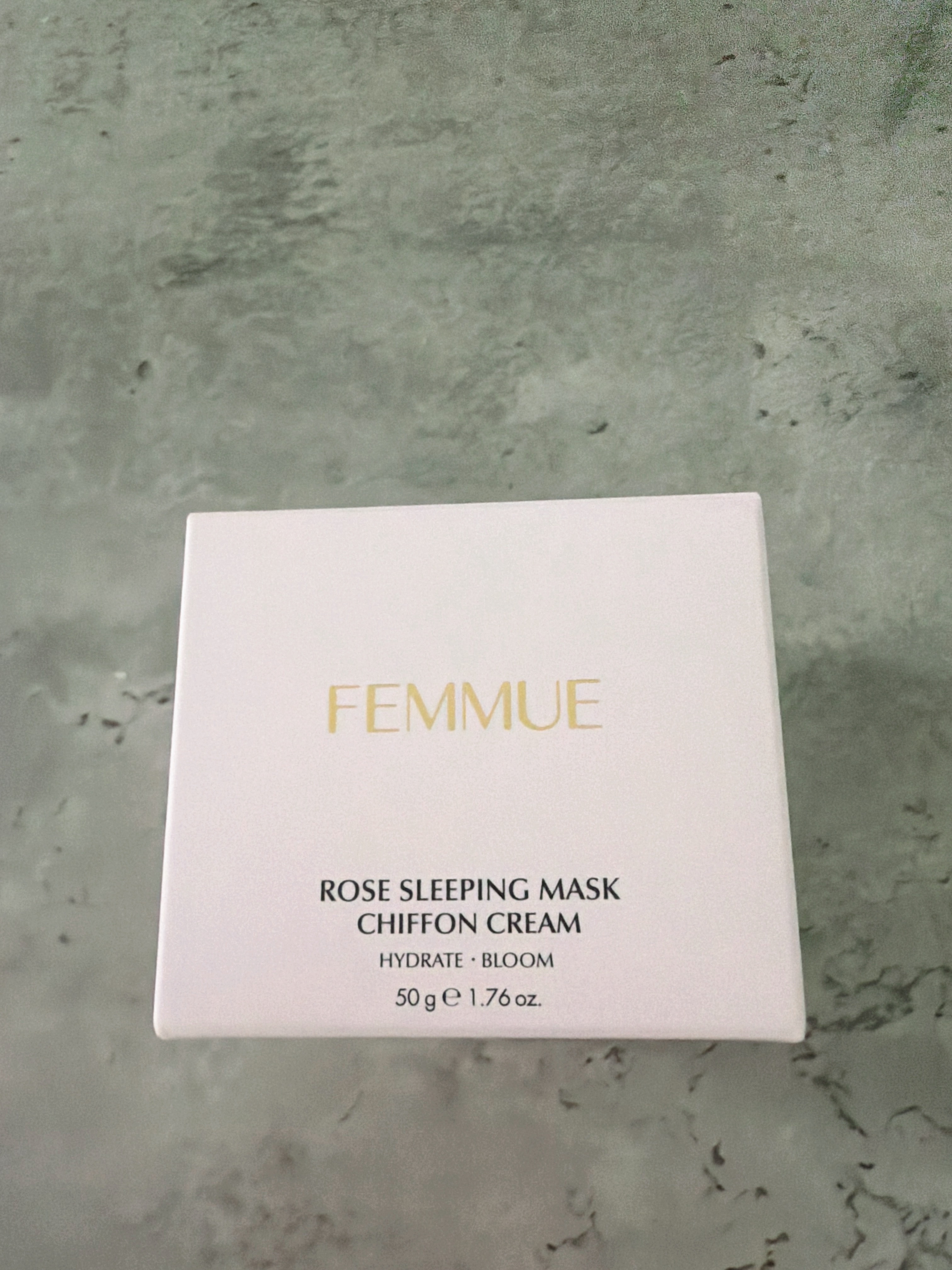 ローズウォーター スリーピングマスク/FEMMUE/フェイスクリームを使ったクチコミ（1枚目）